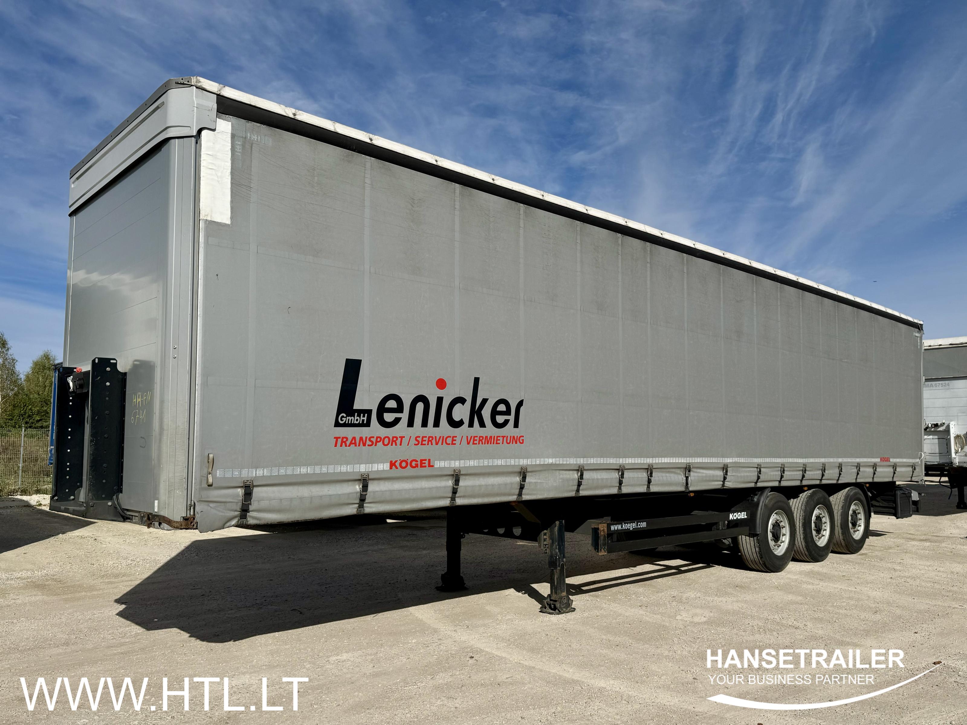 2019 Sattelanhänger Sattelcurtainsider Koegel SN 24 Lift Axle