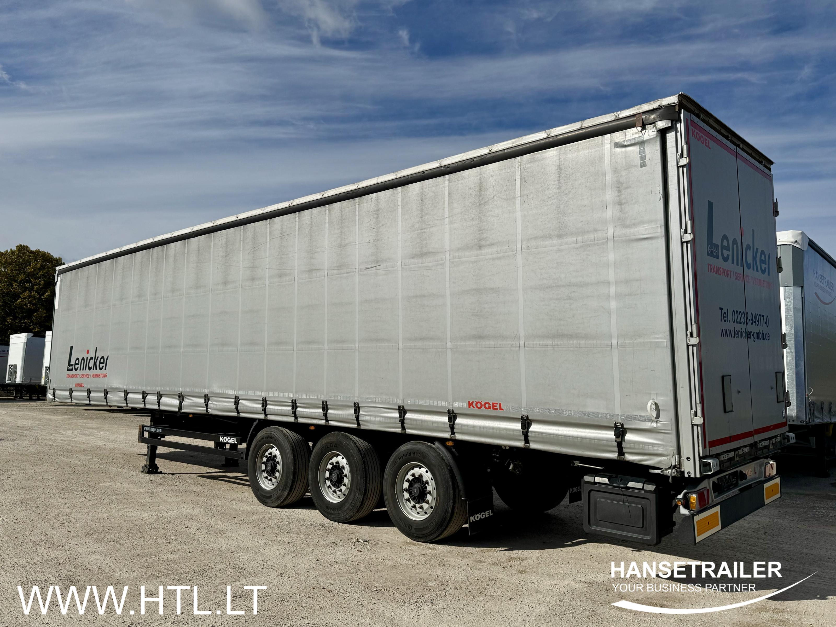 2019 Sattelanhänger Sattelcurtainsider Koegel SN 24 Lift Axle