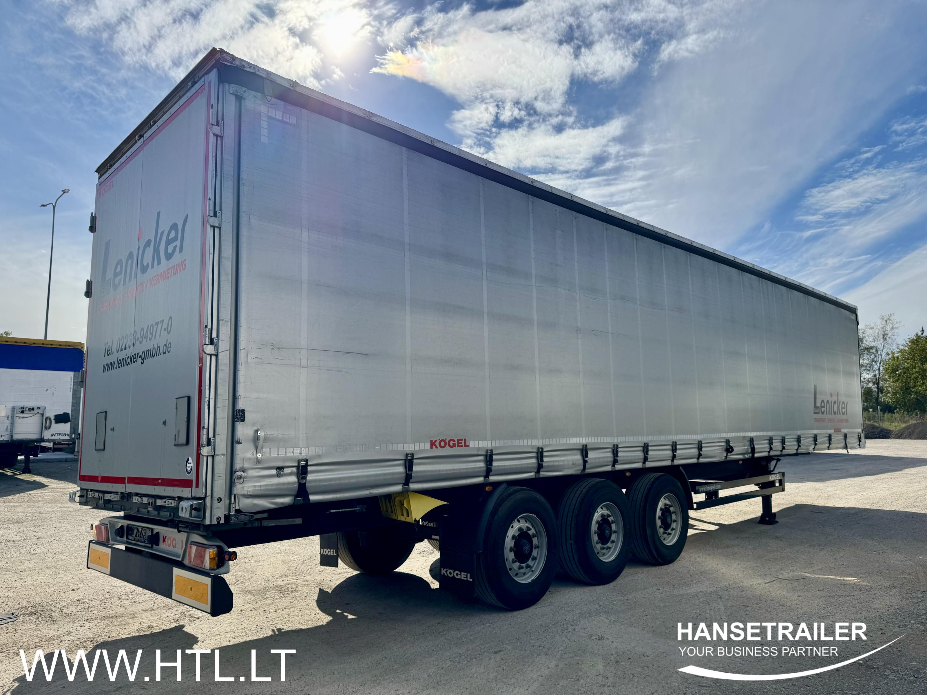 2019 Semitrailer Curtainsider Koegel SN 24 Lift Axle