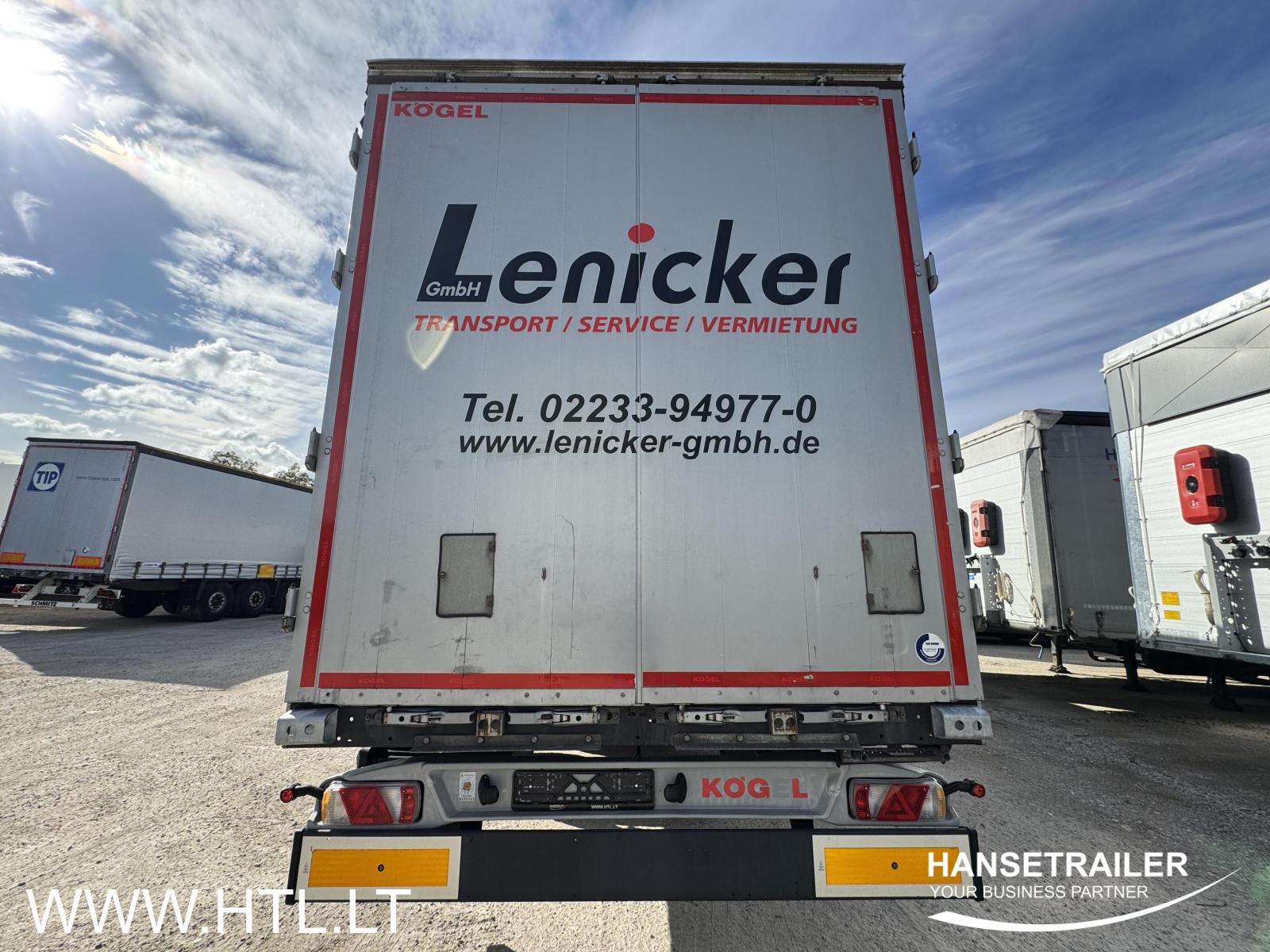 2019 Sattelanhänger Sattelcurtainsider Koegel SN 24 Lift Axle