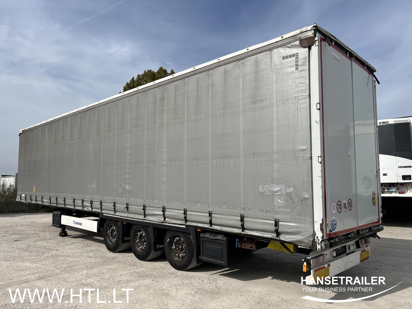 2016 Semitrailer Curtainsider Krone SDP Mega Low Deck