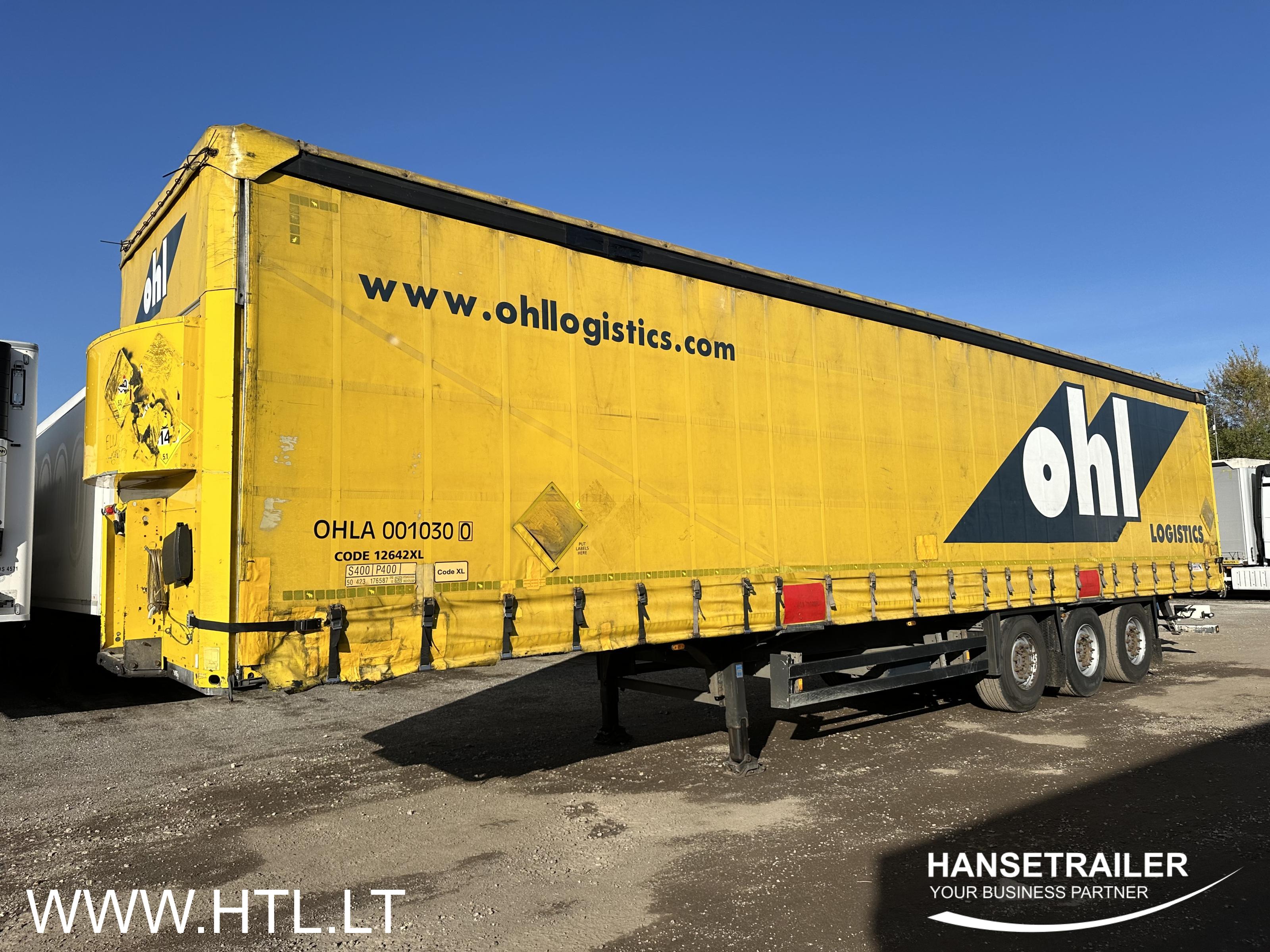 2013 Semitrailer Curtainsider Schmitz SCS 24/L Frame damage