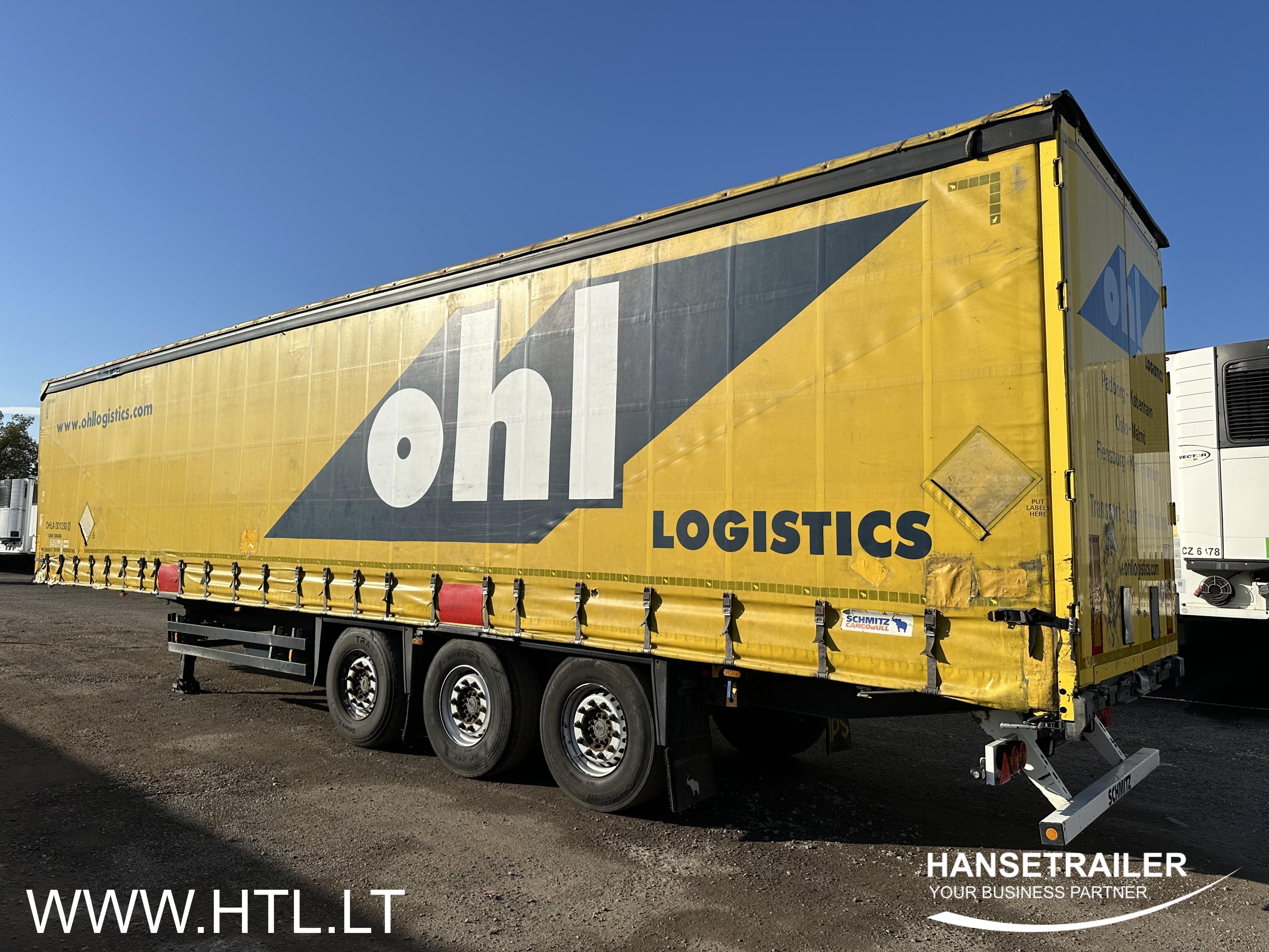 2013 Sattelanhänger Sattelcurtainsider Schmitz SCS 24/L Frame damage