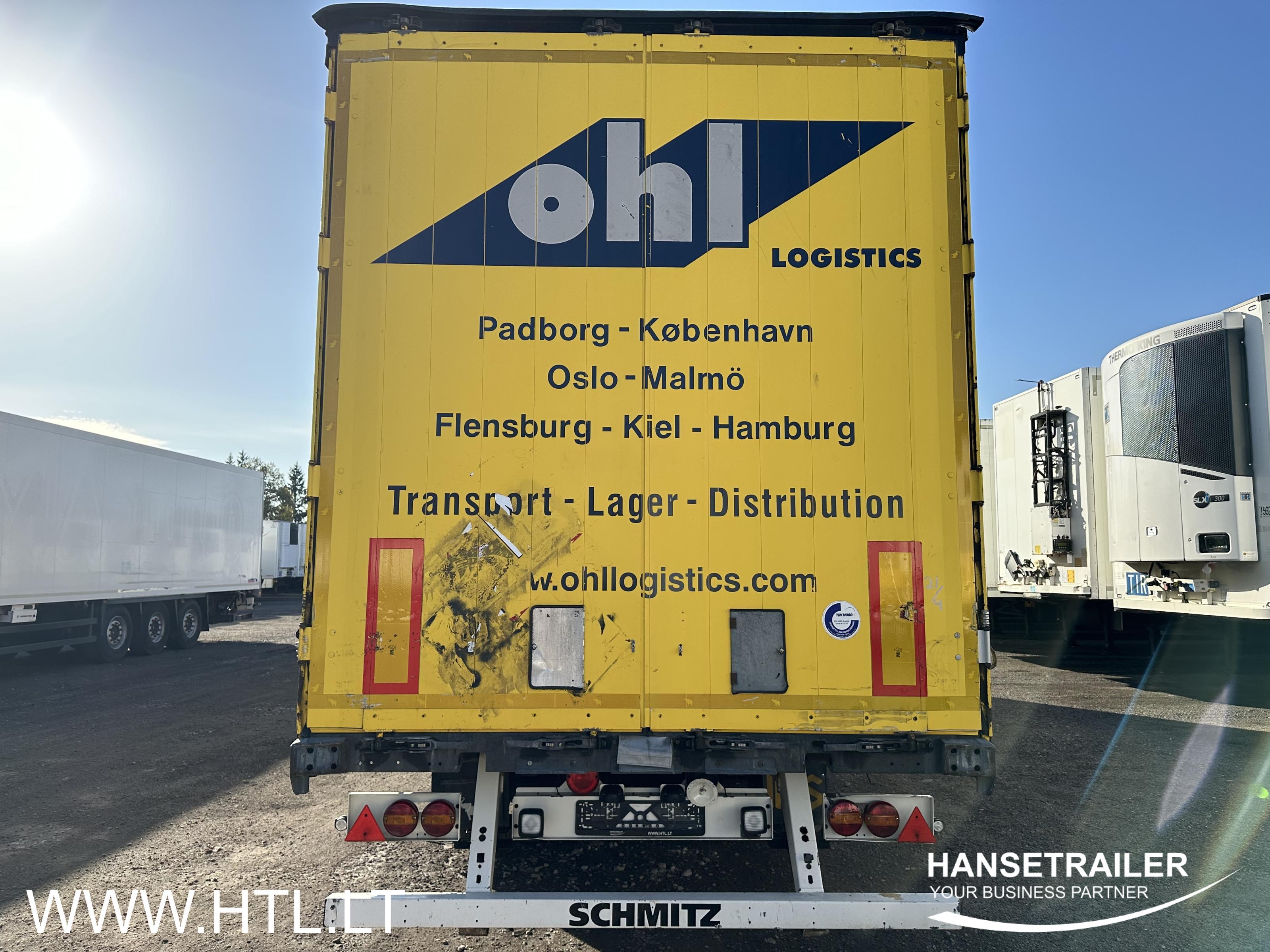 2013 Semitrailer Curtainsider Schmitz SCS 24/L Frame damage