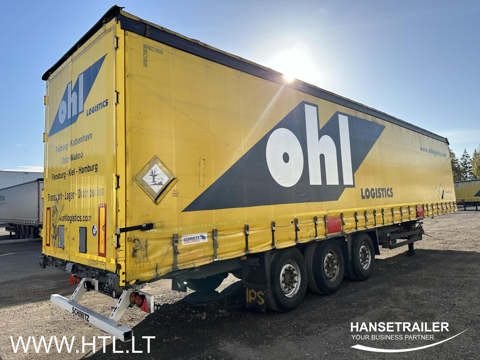 2013 Semitrailer Curtainsider Schmitz SCS 24/L Frame damage