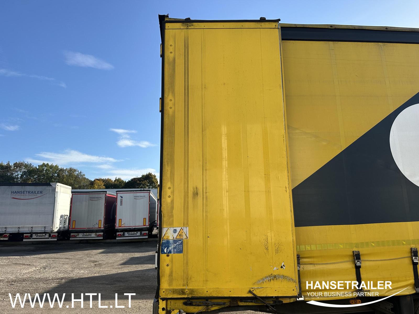 2013 Semitrailer Curtainsider Schmitz SCS 24/L Frame damage