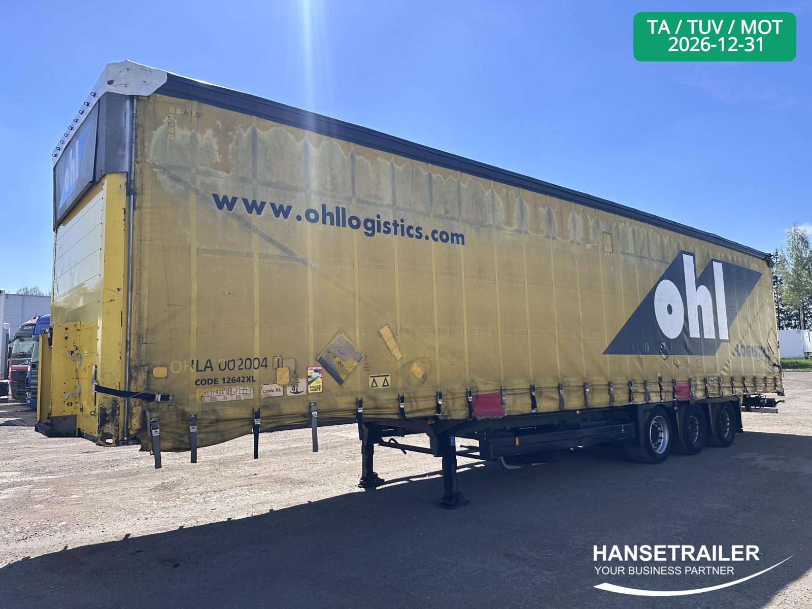 Schmitz SCS 24/L Mega Low Deck Varios Hydraulic roof