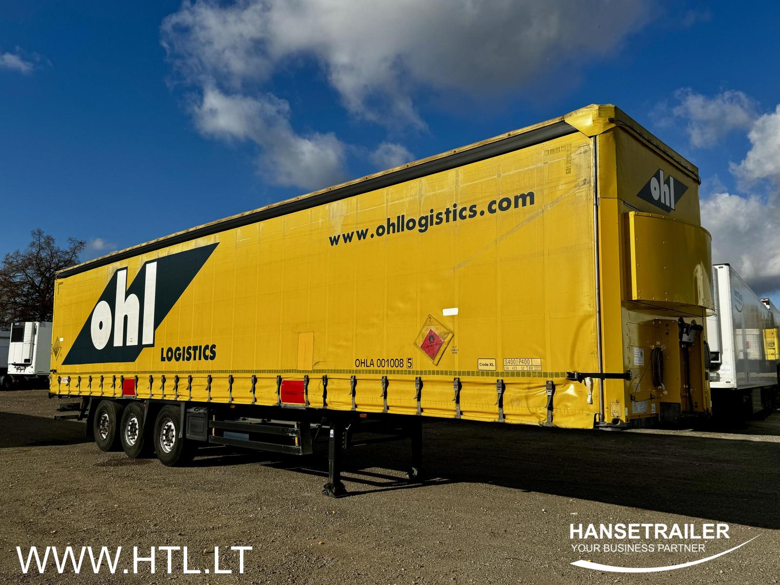 2013 Sattelanhänger Sattelcurtainsider Schmitz SCS 24/L