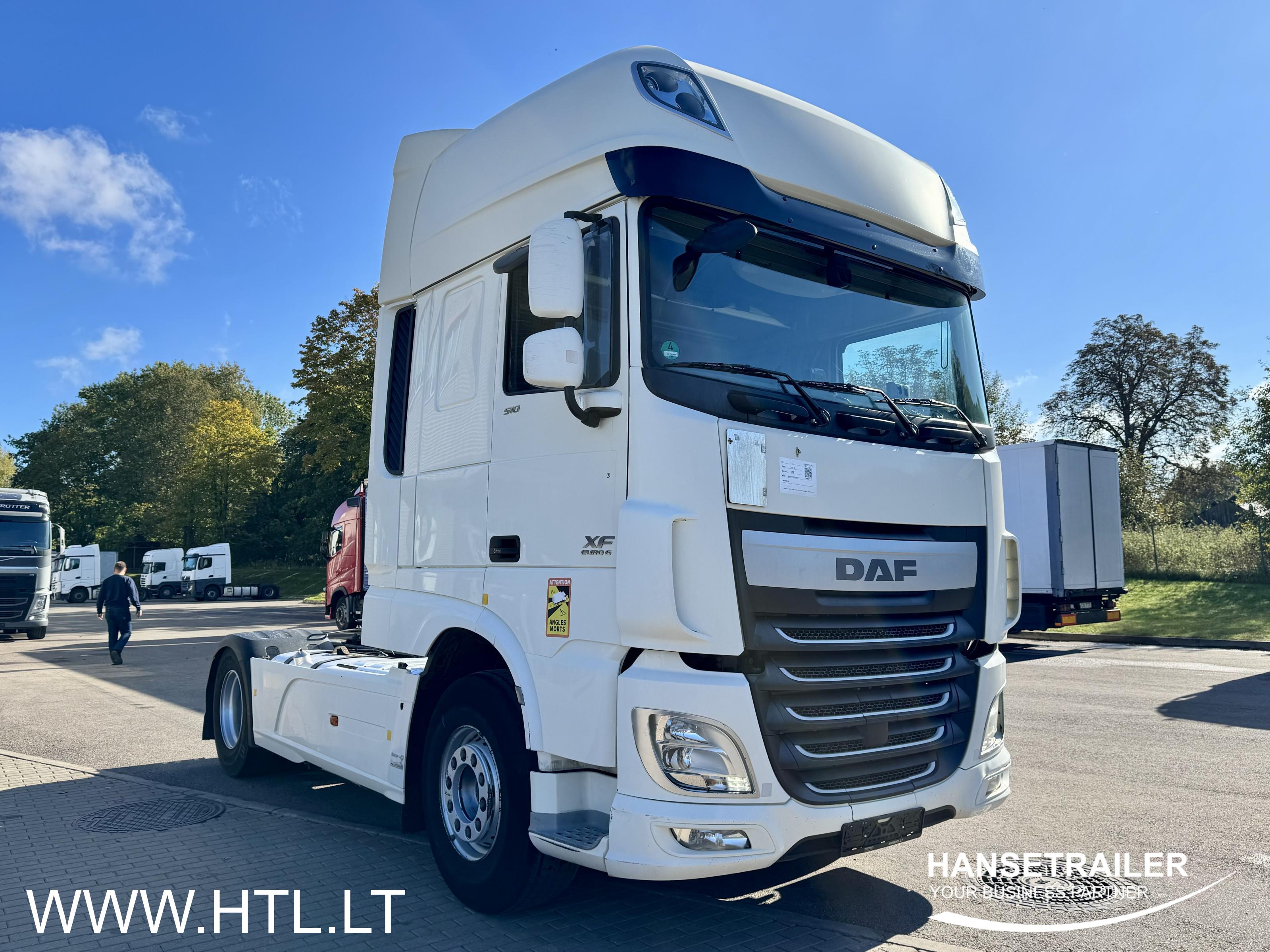 2016 Truck 4x2 DAF XF 510 FT Retarder