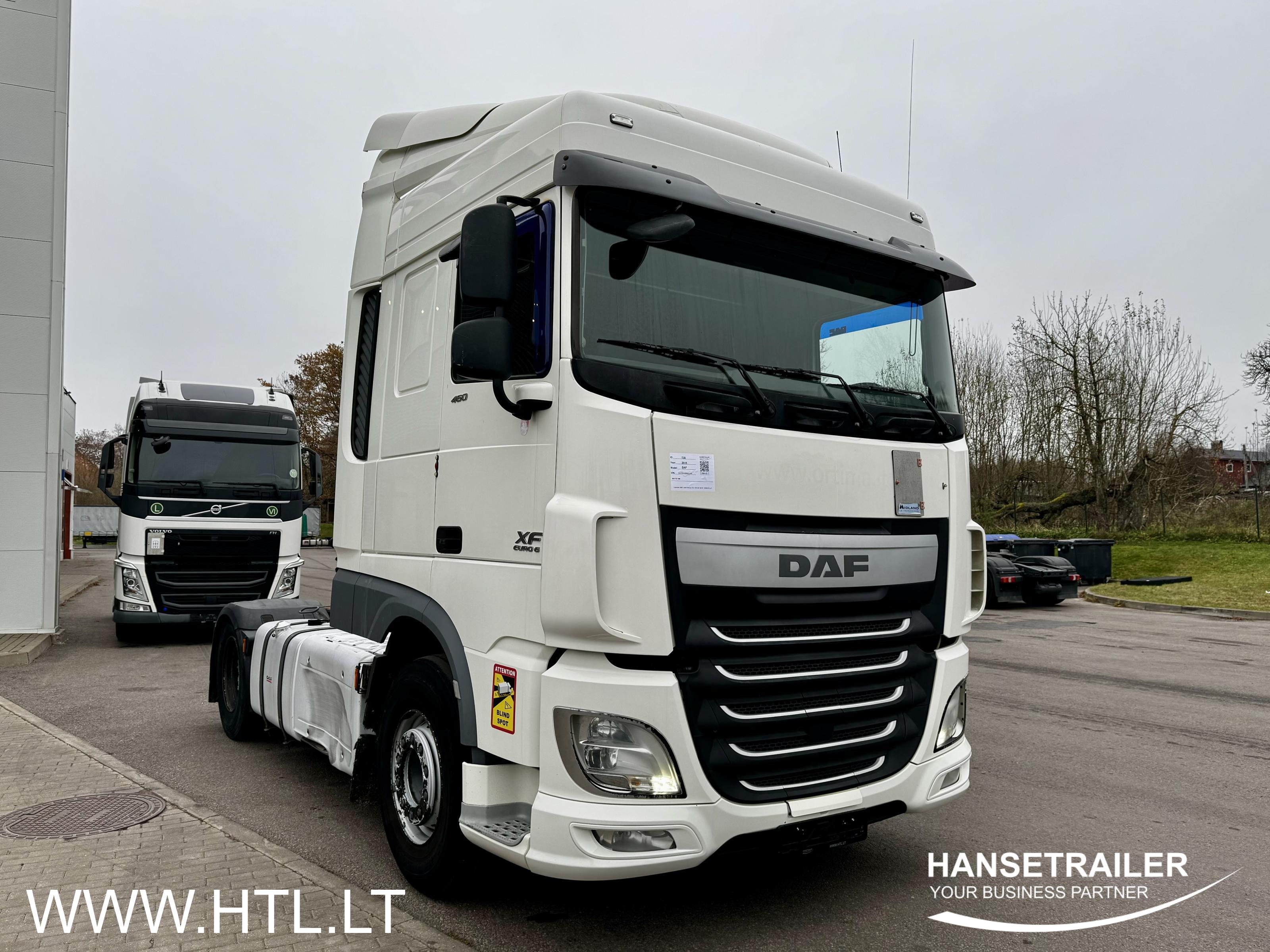 2015 Тягач 4x2 DAF XF 460 FT