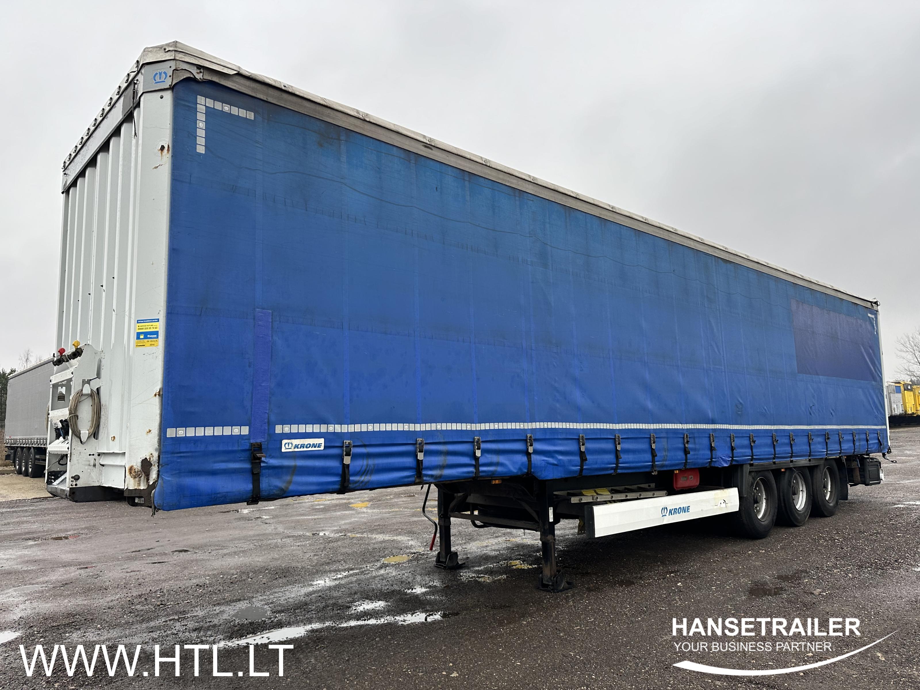 2015 Semitrailer Curtainsider with sideboards Krone SDP