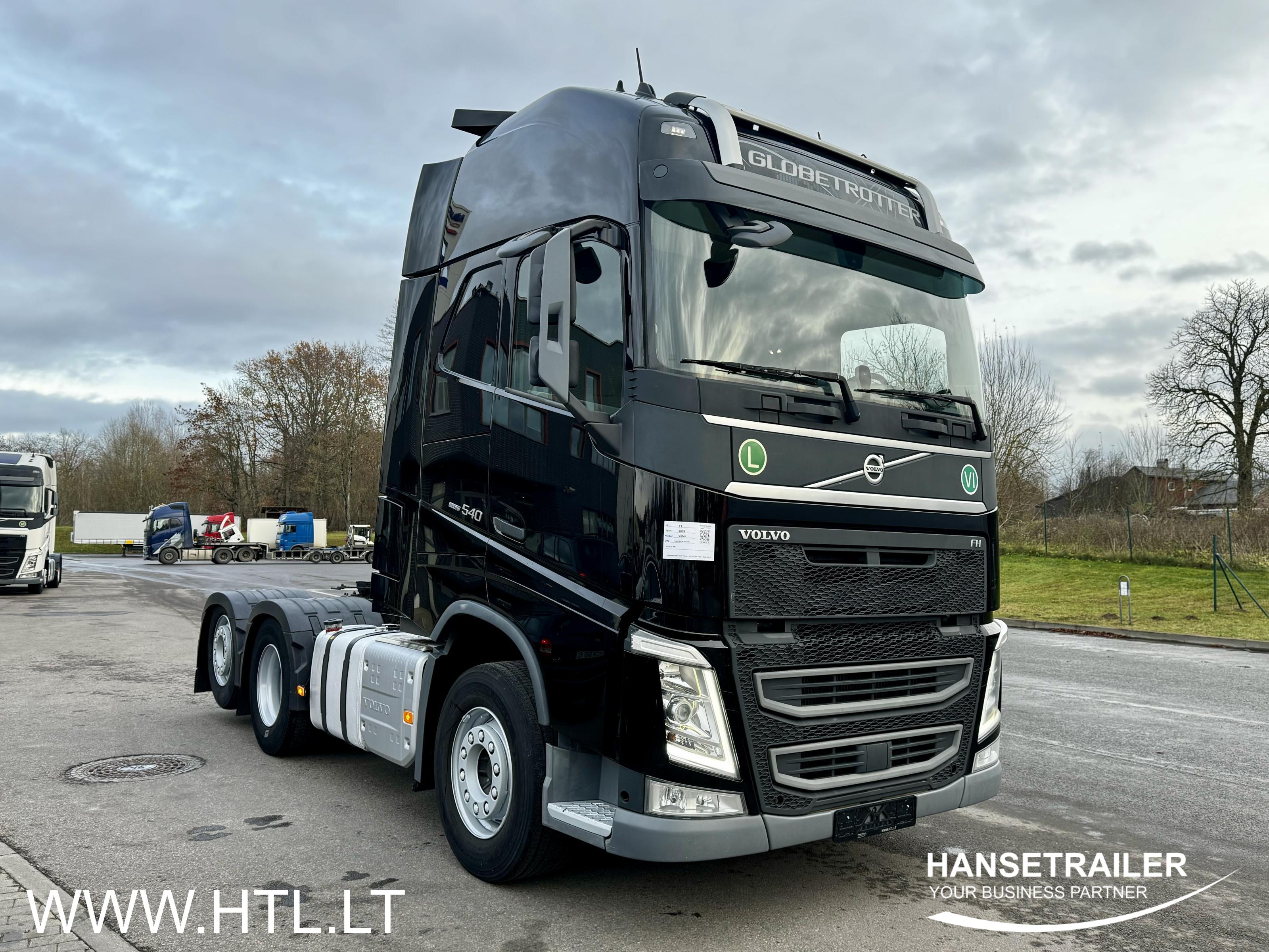 2019 Vilkikas 6x2 Volvo FH 540 LB Chassis Retarder