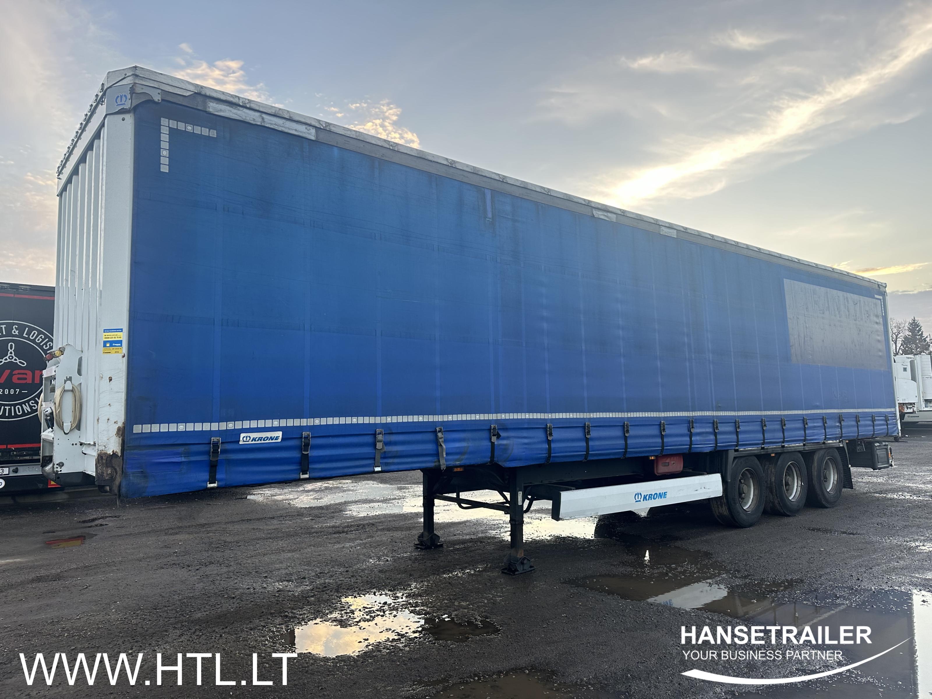 2015 Semitrailer Curtainsider with sideboards Krone SDP BORT SHTORA