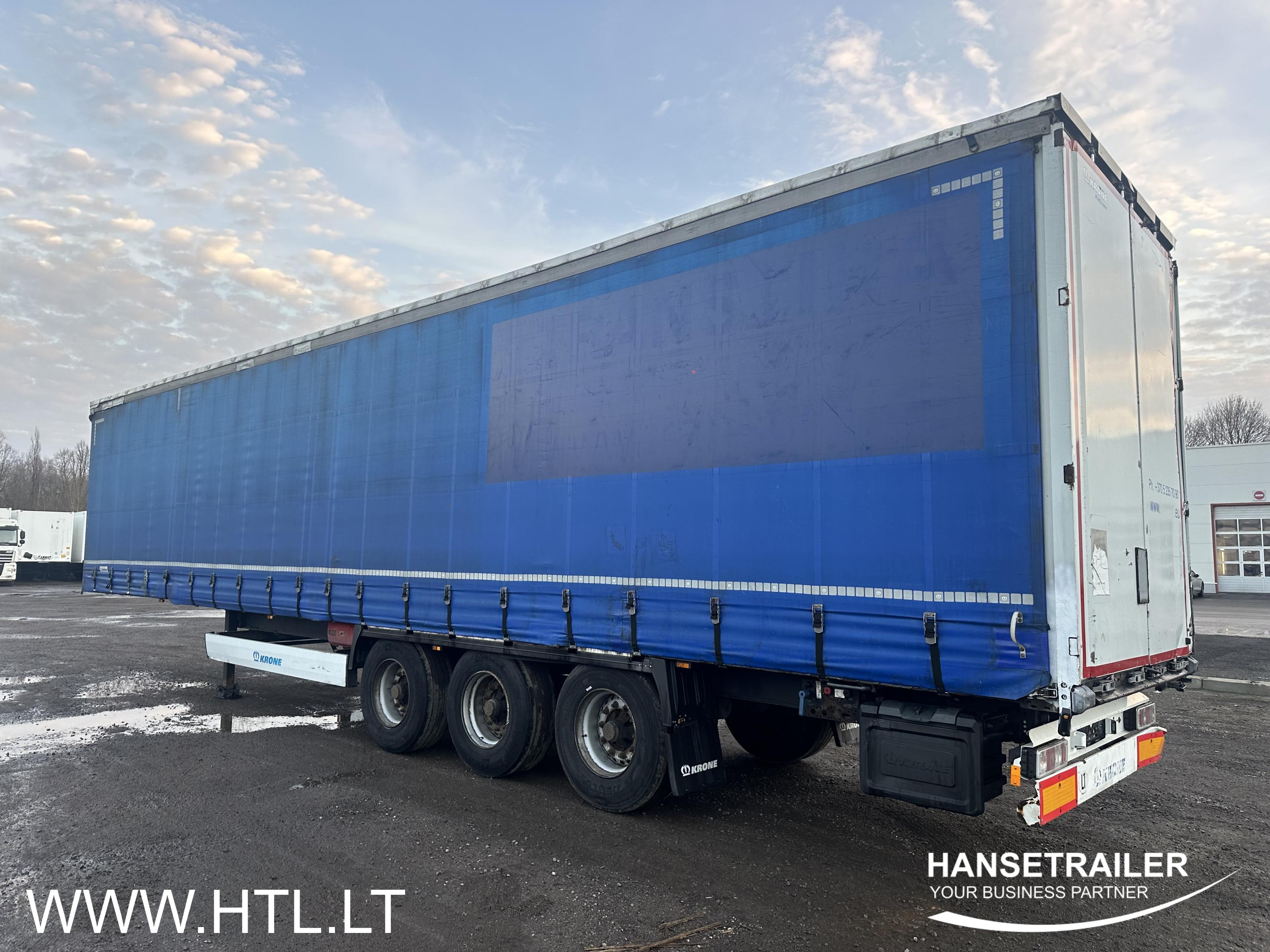 2015 Semitrailer Curtainsider with sideboards Krone SDP BORT SHTORA