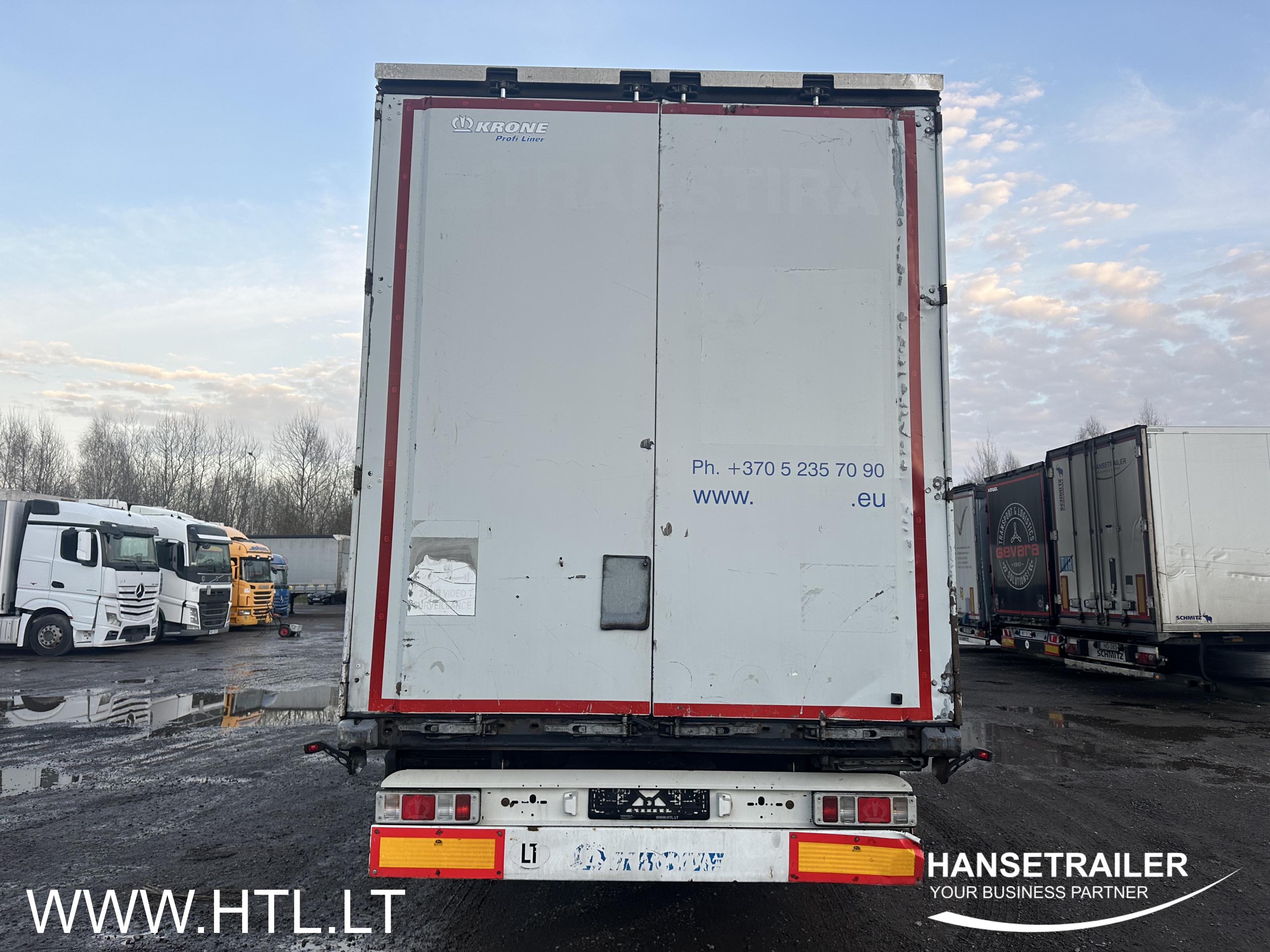 2015 Semitrailer Curtainsider with sideboards Krone SDP BORT SHTORA