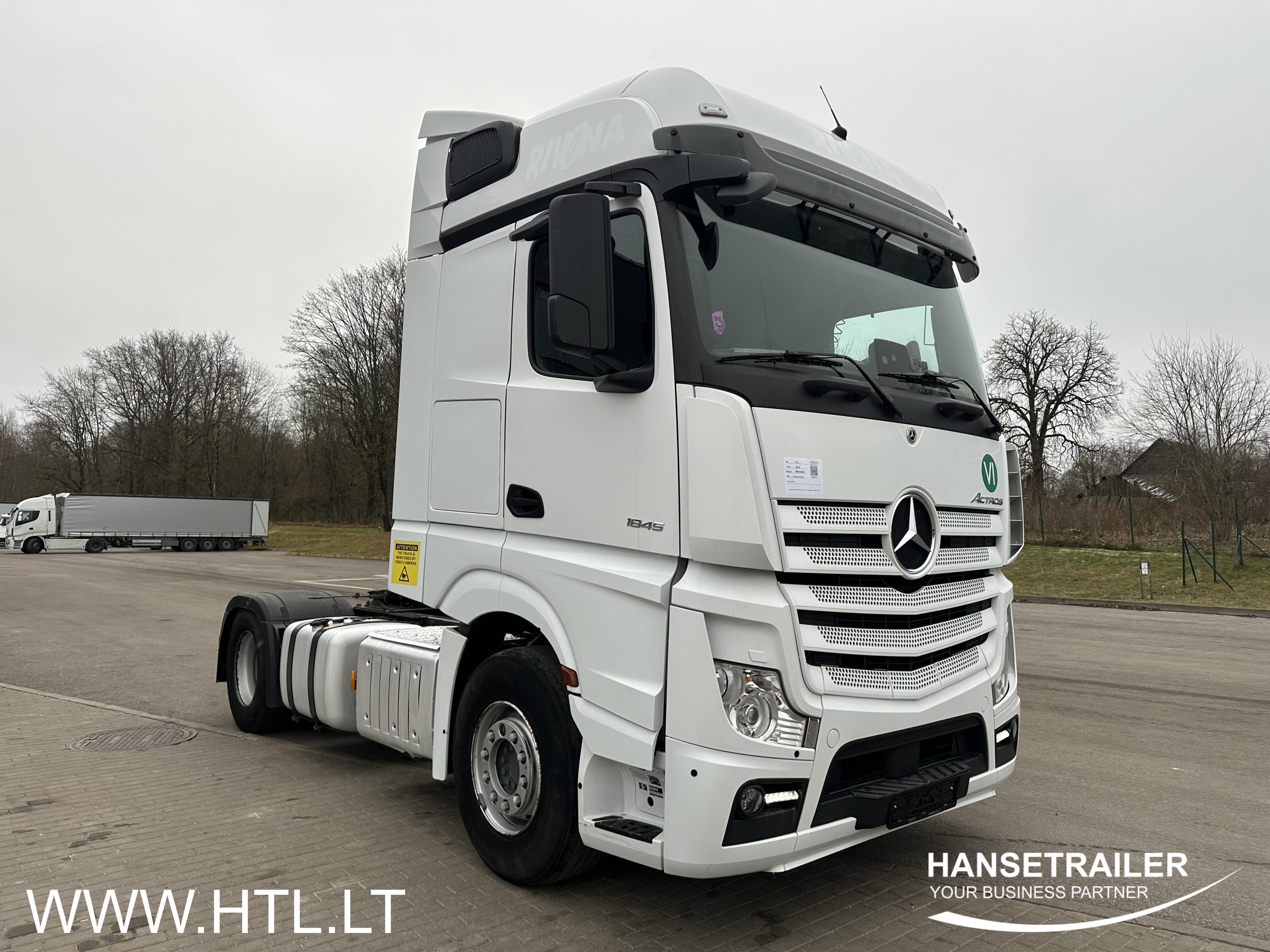 2019 Vilcējs 4x2 Mercedes-Benz Actros 1845