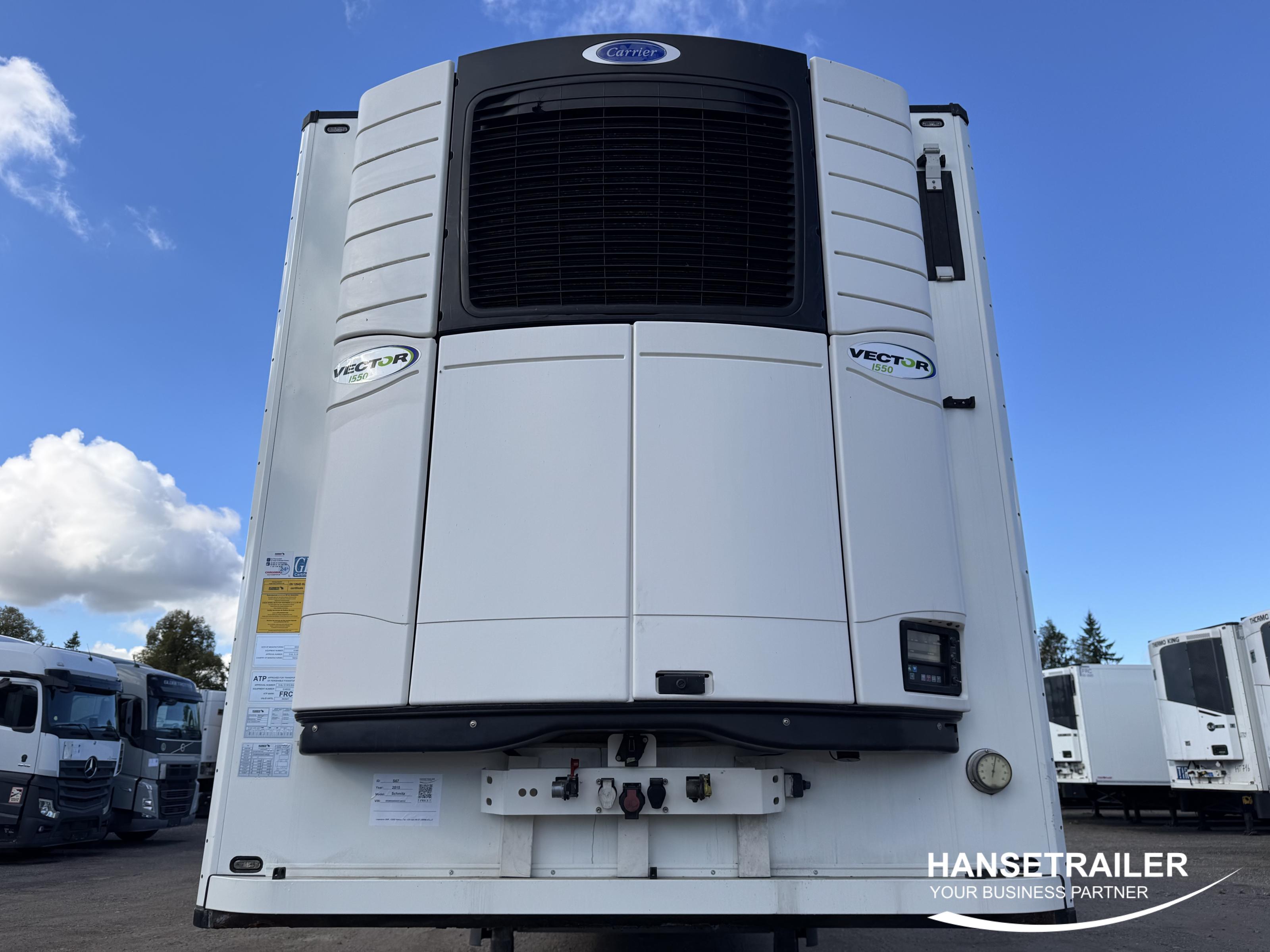 2015 Semitrailer Reefer Schmitz SKO 24 FP60 7cm Double Deck