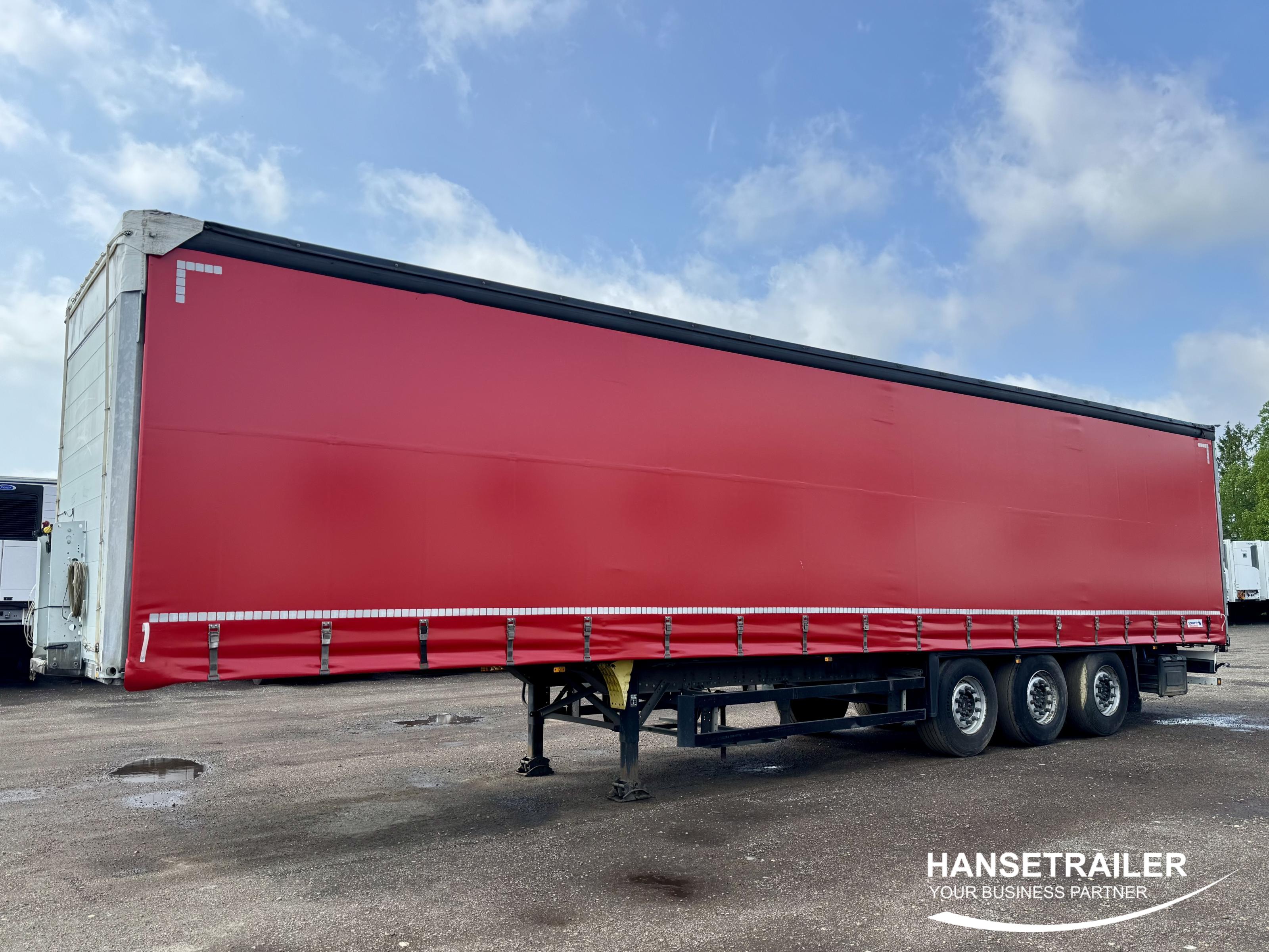 2018 Puspiekabe Gardīne Schmitz SCS 24 Multilock XL TA