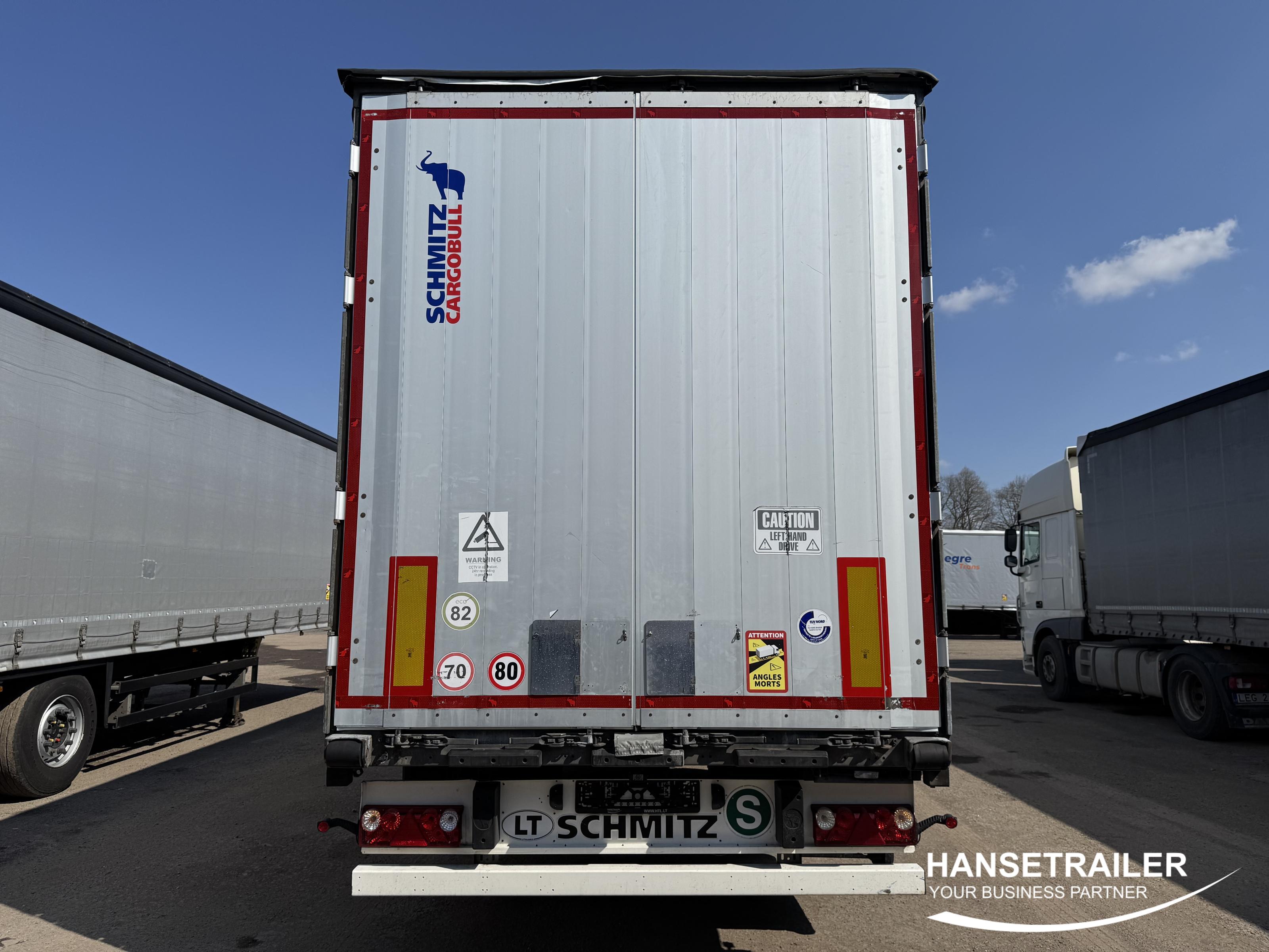2018 Puoliperävaunu Pressukapelli Schmitz SCS 24 Multilock XL TA