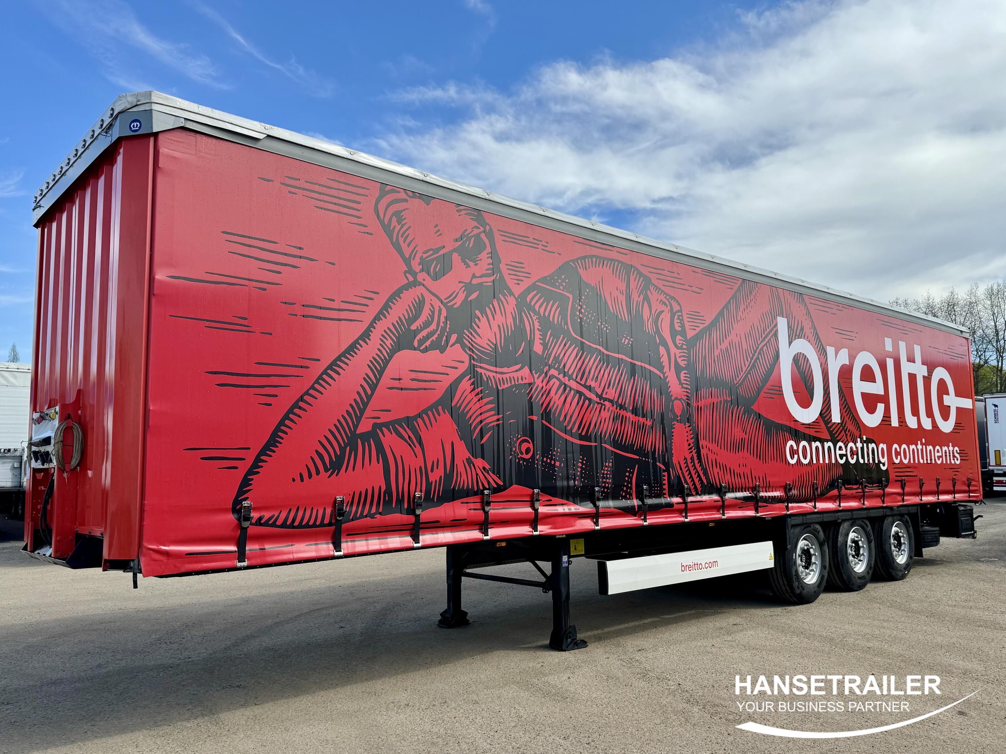 2022 Sattelanhänger Sattelcurtainsider Krone SDP Lift Axle