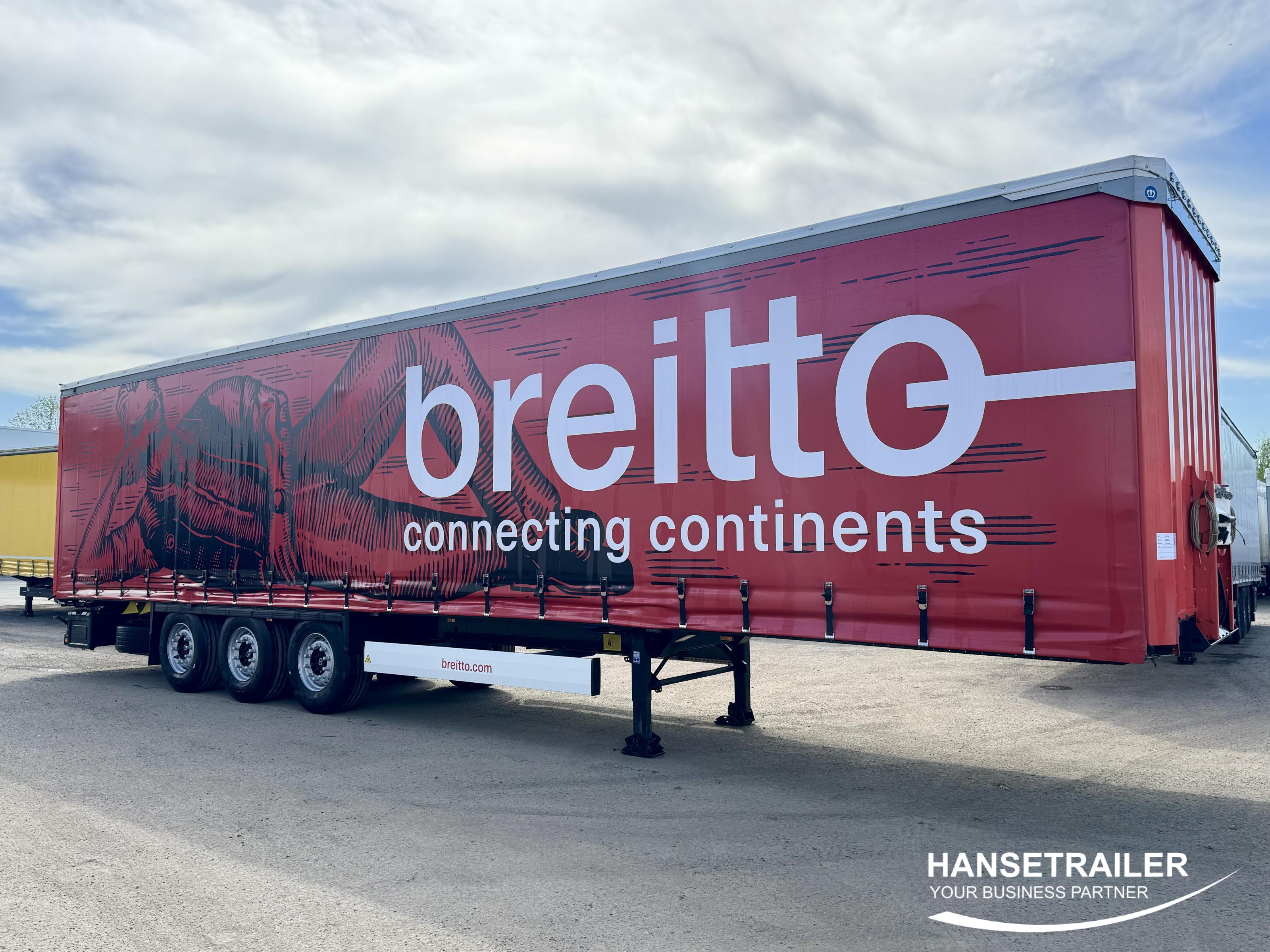 2022 Sattelanhänger Sattelcurtainsider Krone SDP Lift Axle