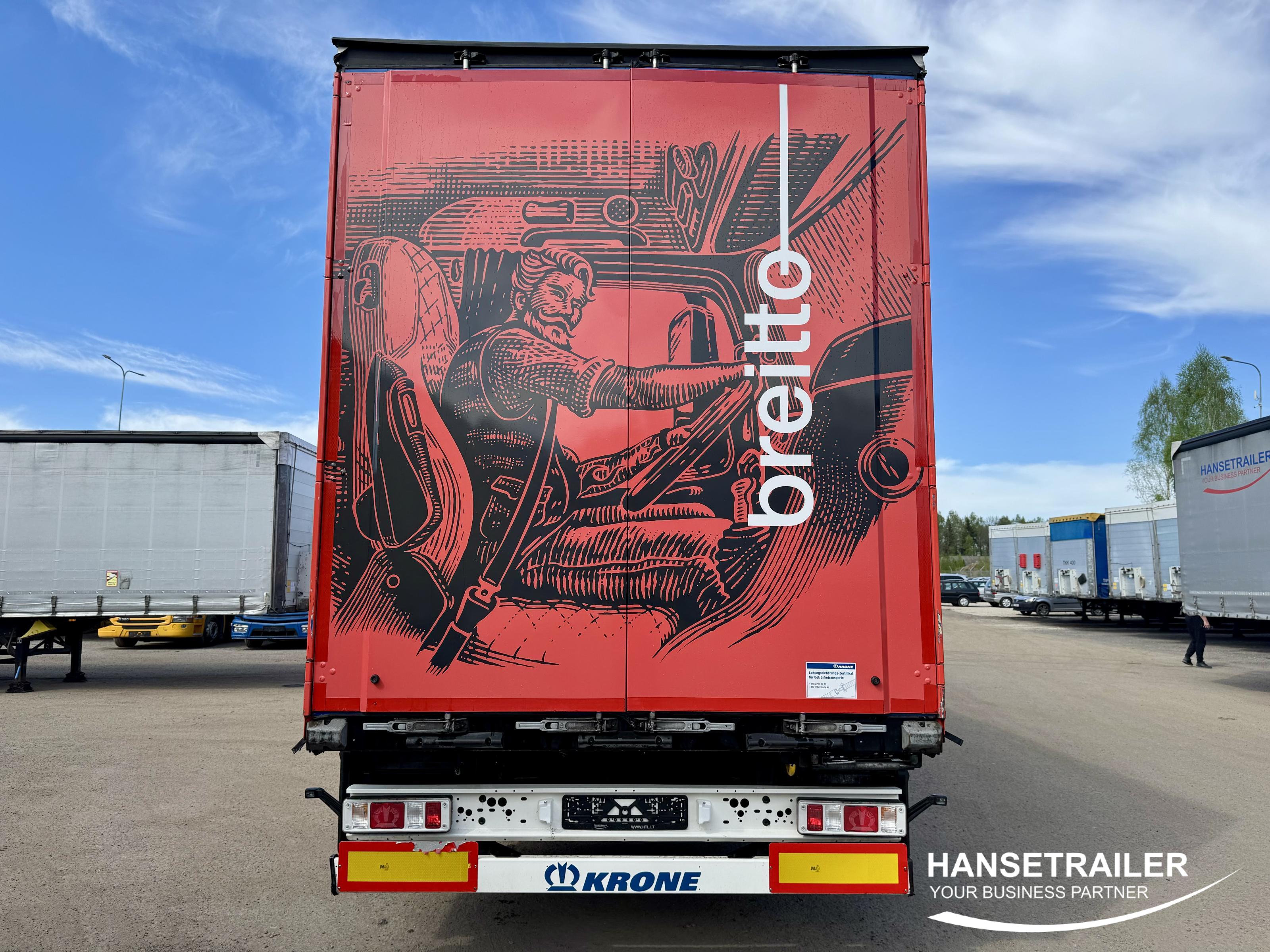 2022 Sattelanhänger Sattelcurtainsider Krone SDP Lift Axle
