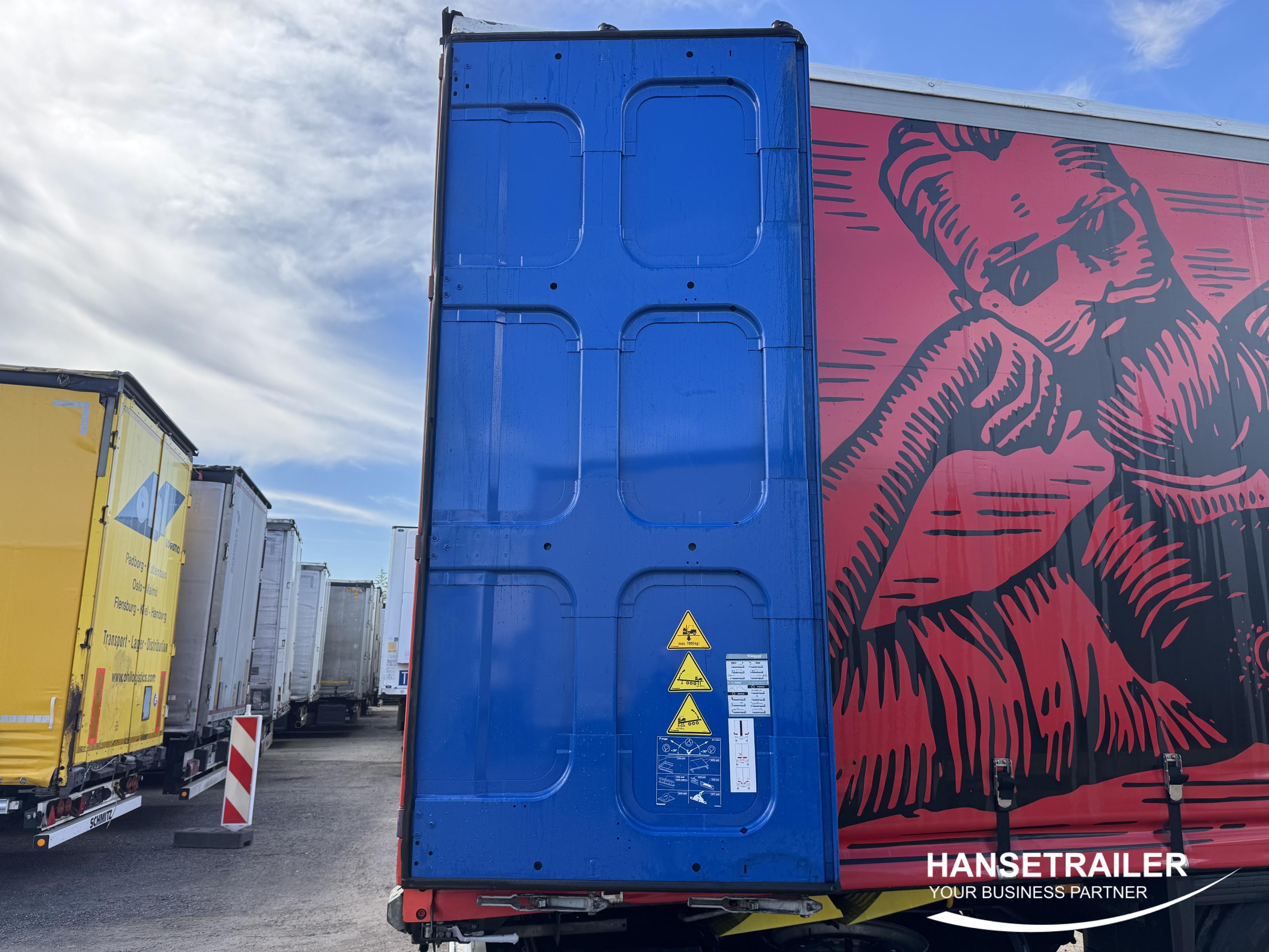 2022 Sattelanhänger Sattelcurtainsider Krone SDP Lift Axle