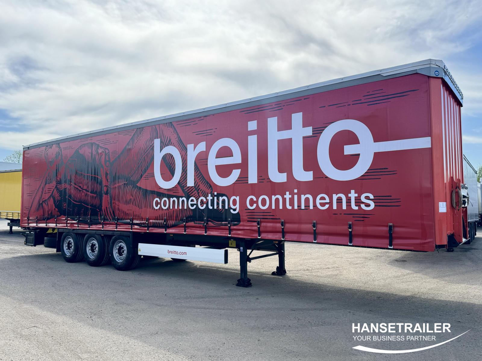 2022 Sattelanhänger Sattelcurtainsider Krone SDP Lift Axle