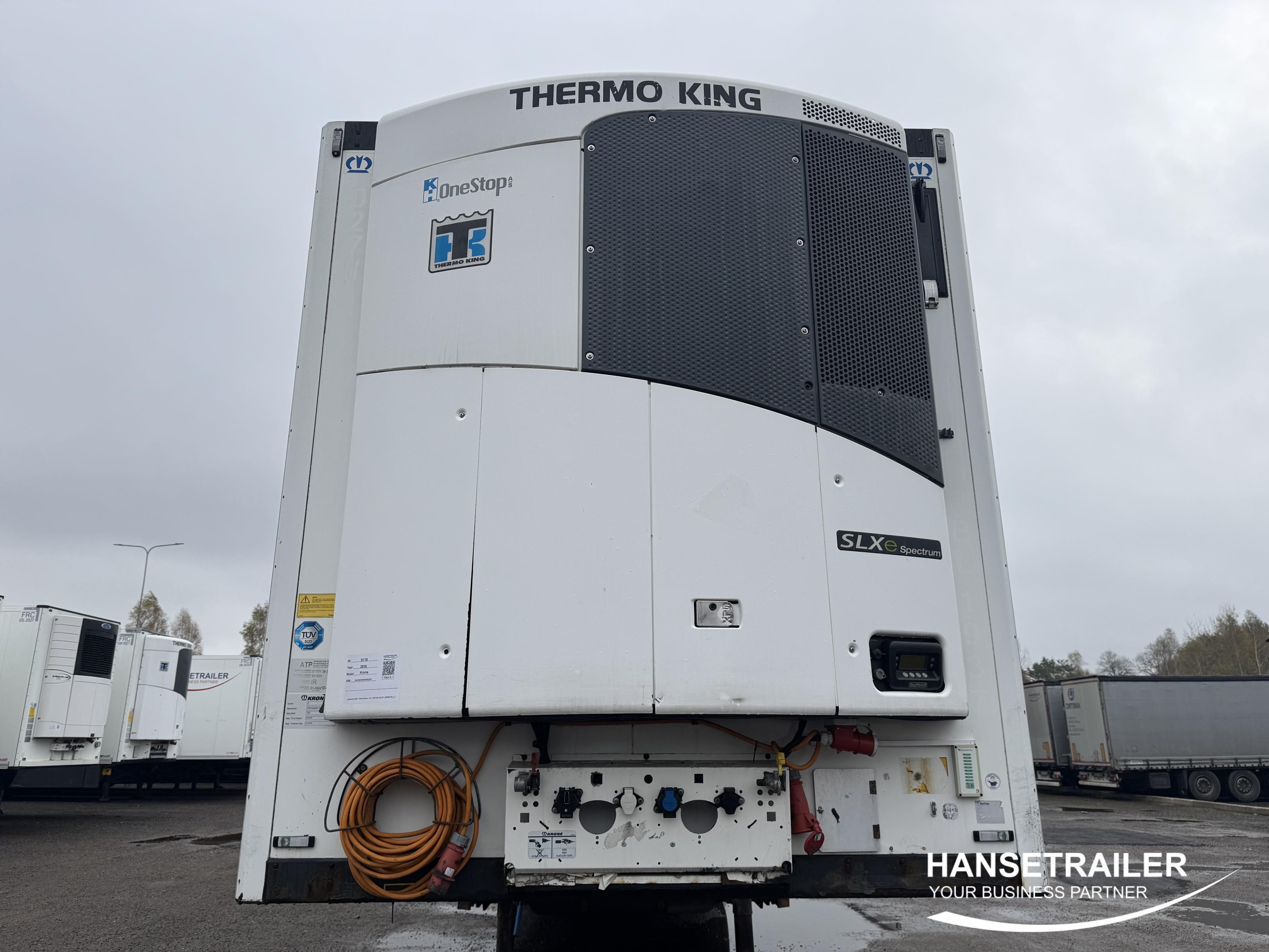 2016 Semitrailer Reefer Krone SDR27 Double deck Multitemp TK