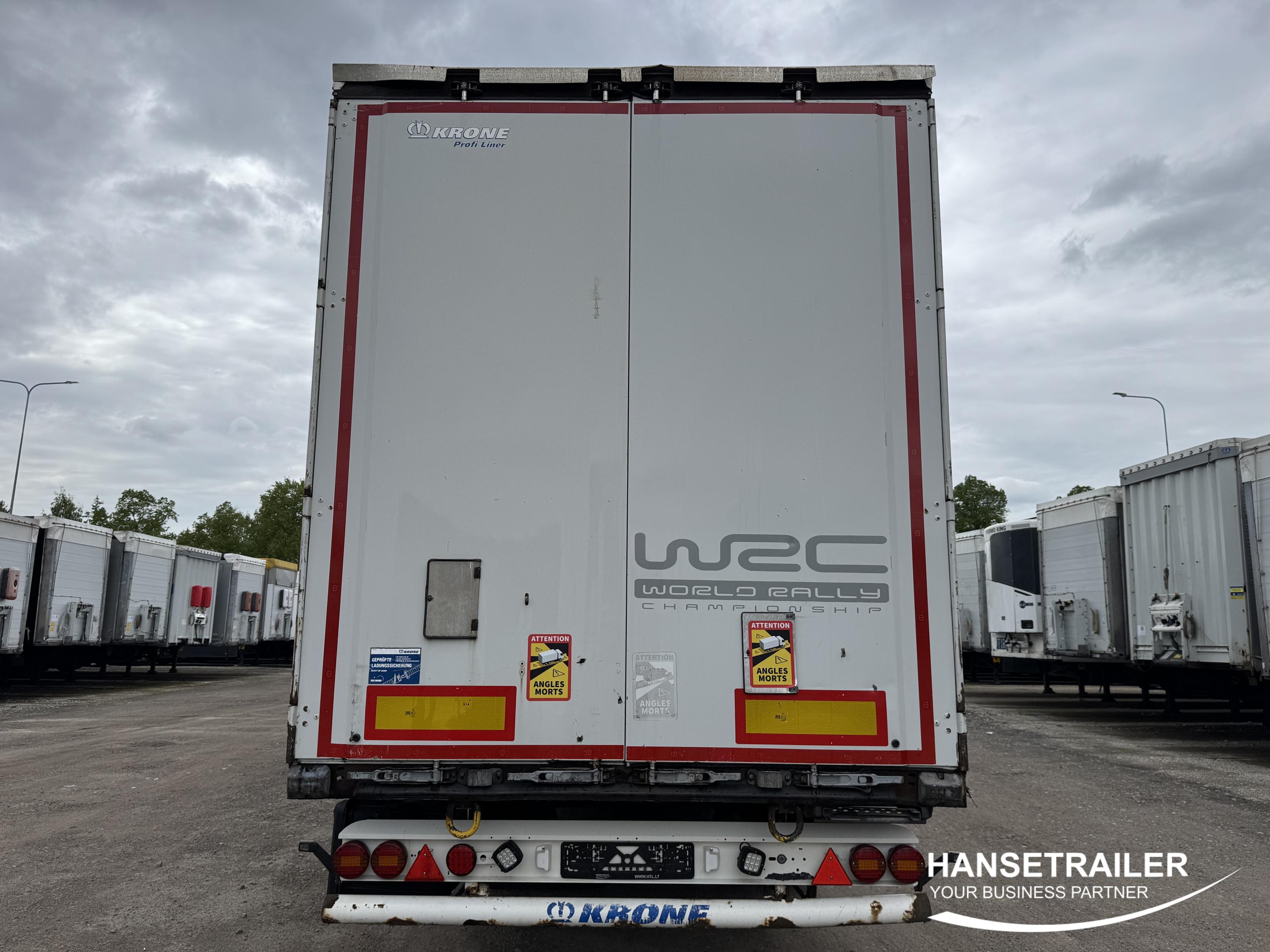 2016 Puspriekabė Užuolaidinė Krone SD SAF Lift Axle