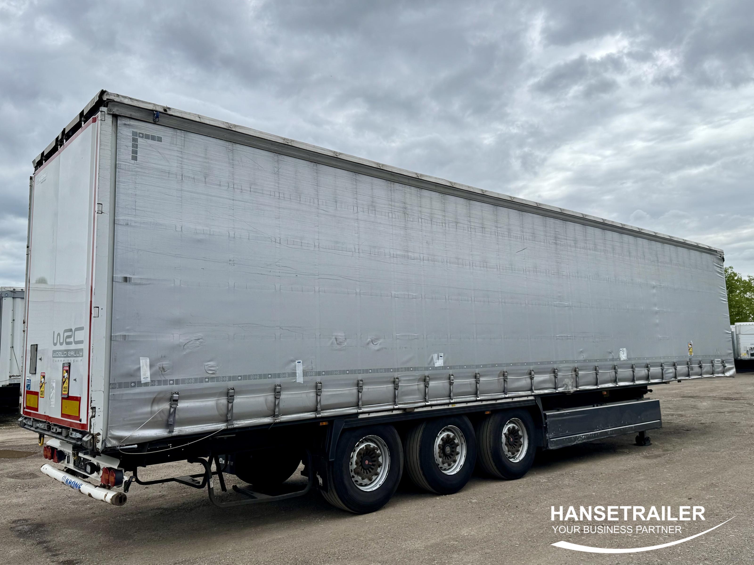 2016 Puspriekabė Užuolaidinė Krone SD SAF Lift Axle