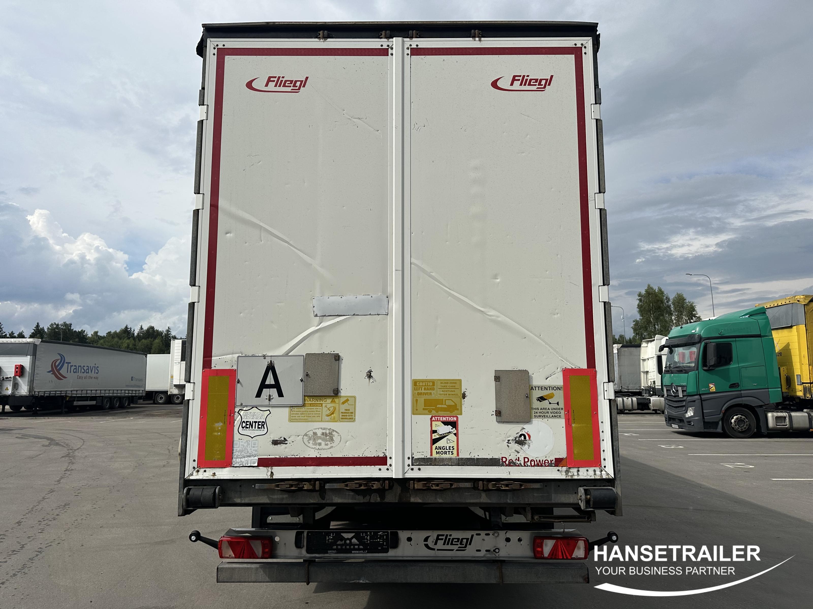 2014 Semitrailer Curtainsider with sideboards Fliegl SDS350 Coil SAF Bort