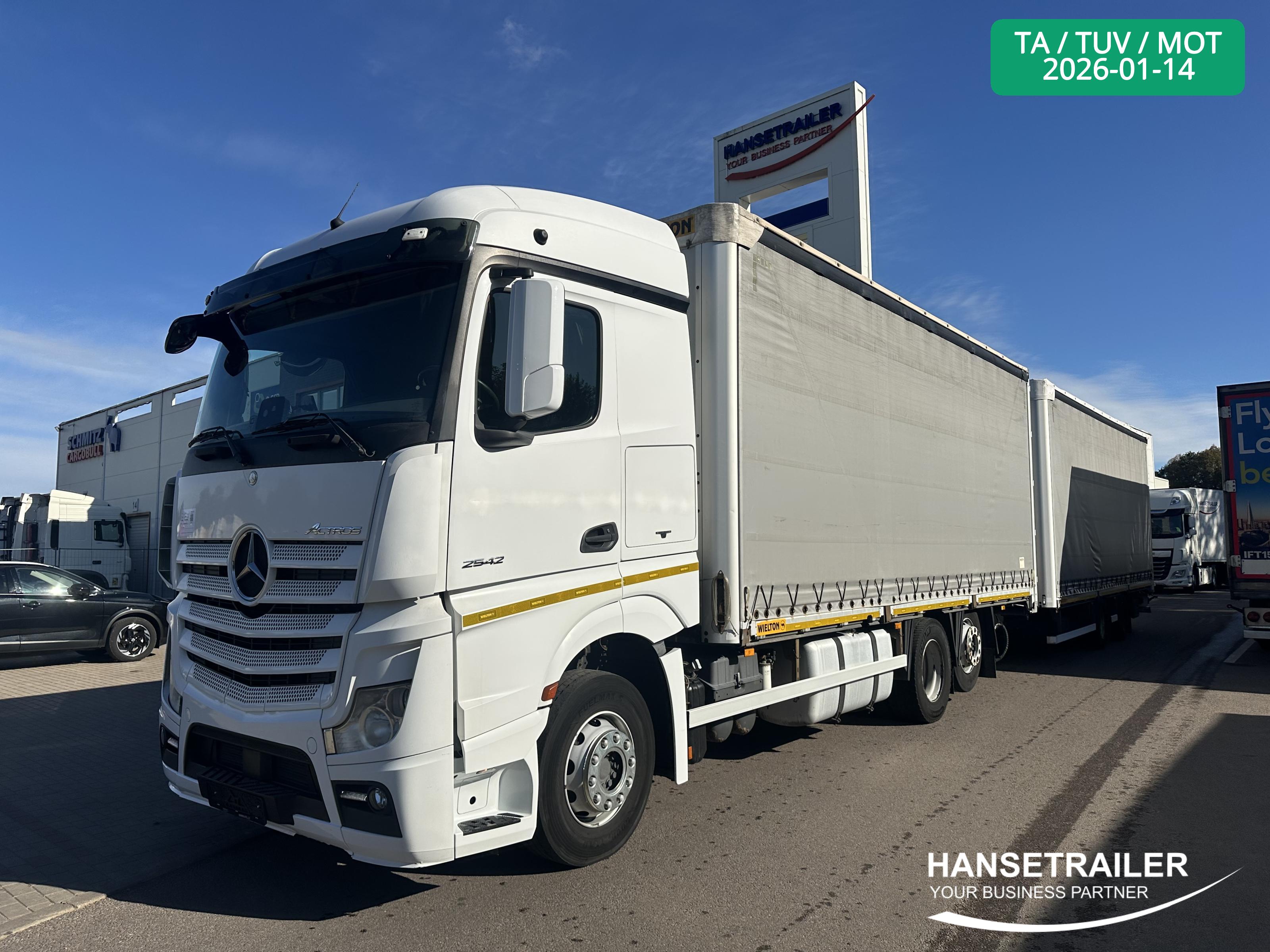2016 Autorong Kardinhaagis Mercedes-Benz Actros 2542