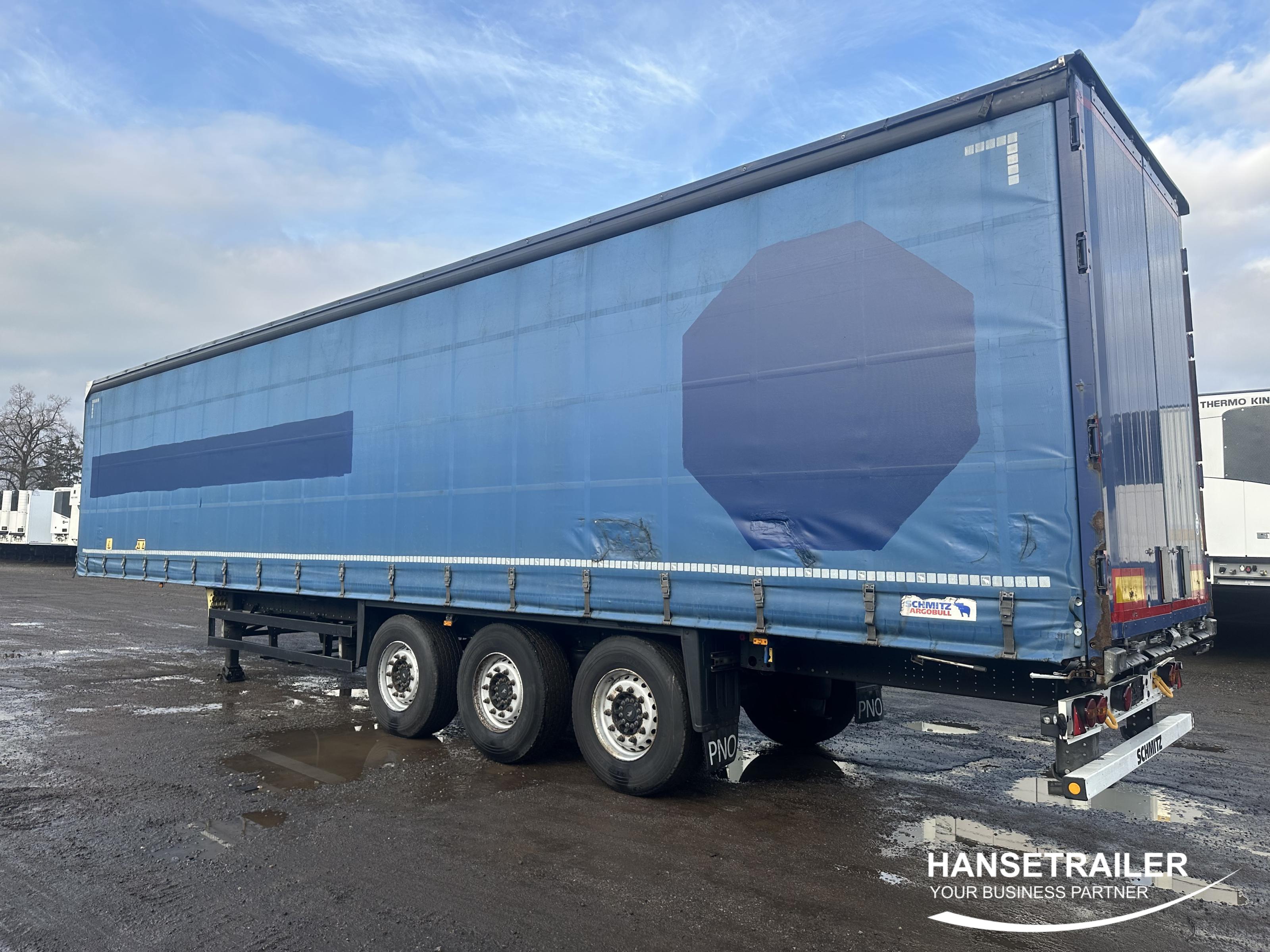 2018 Puspiekabe Gardīne Schmitz SCS 24 Hydraulic roof