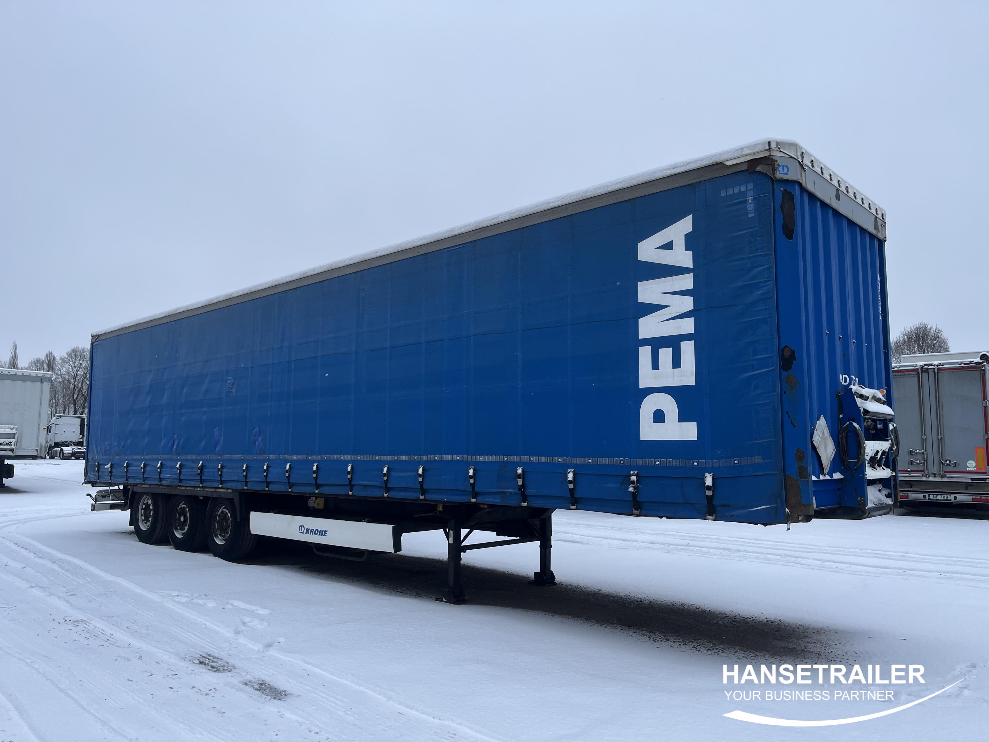 2015 Puoliperävaunu Pressukapelli Krone SD Double deck Doppelstock