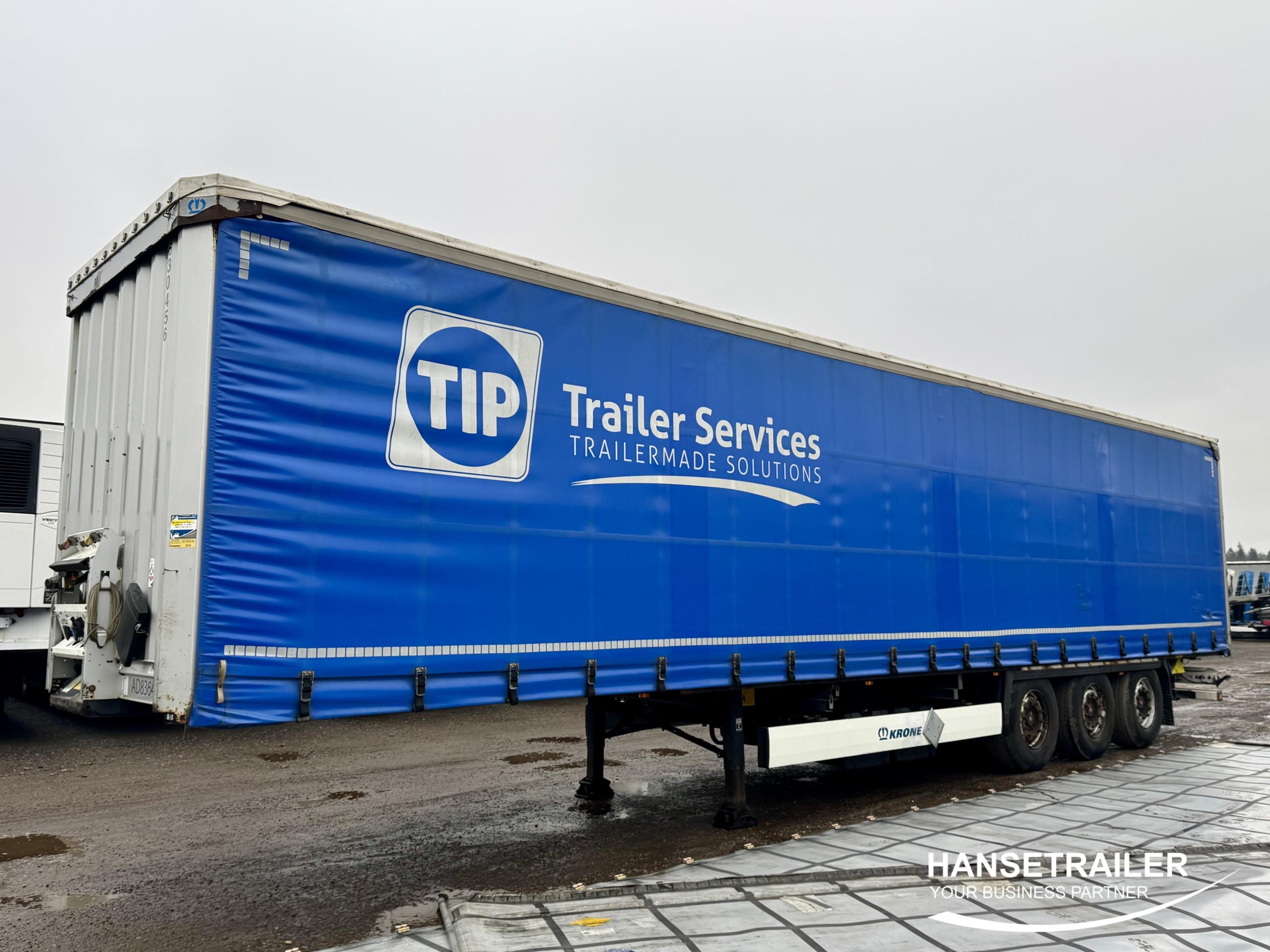 2015 Puspiekabe Gardīne Krone SD SAF Axles