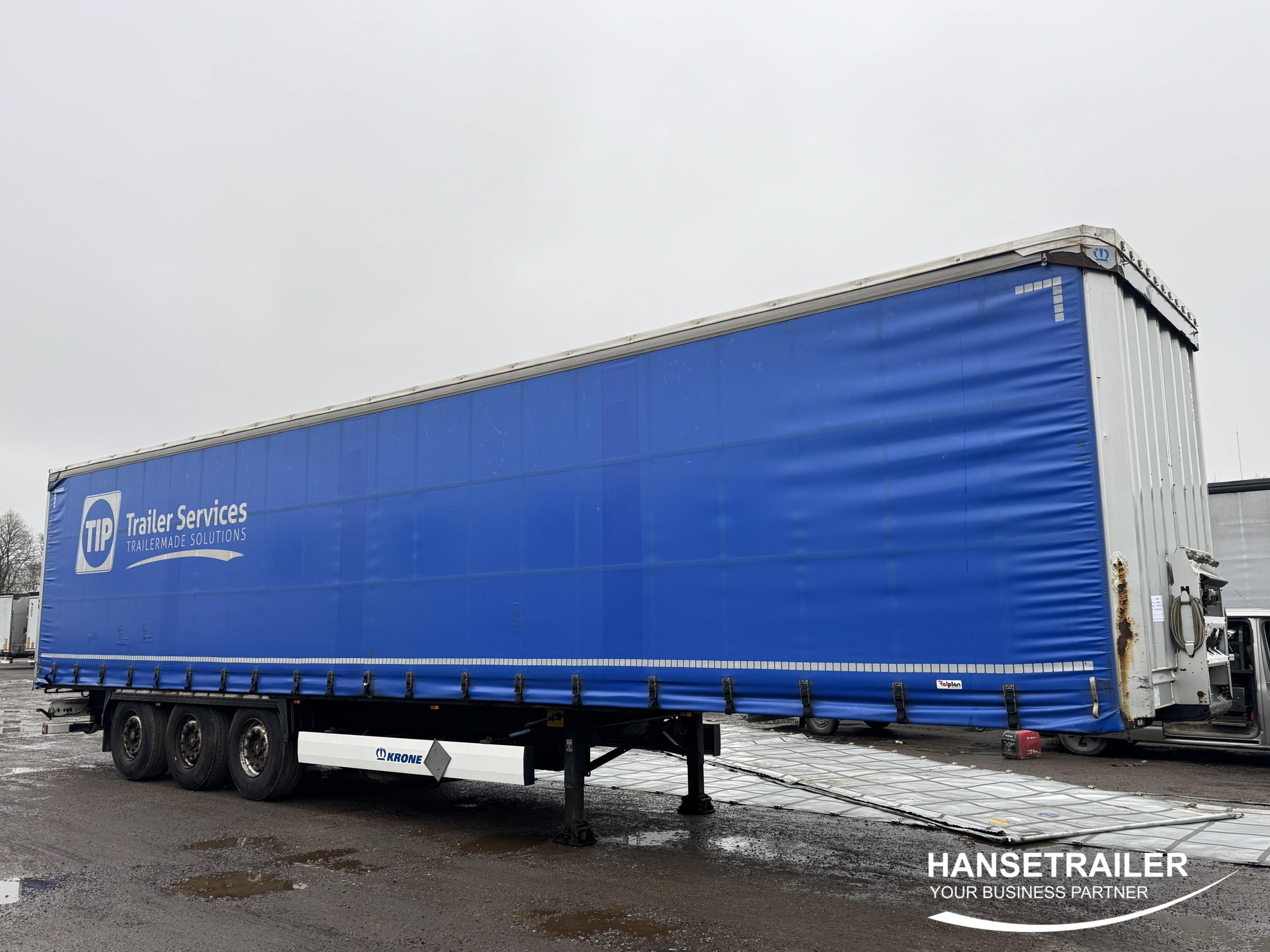 2015 Puspiekabe Gardīne Krone SD SAF Axles