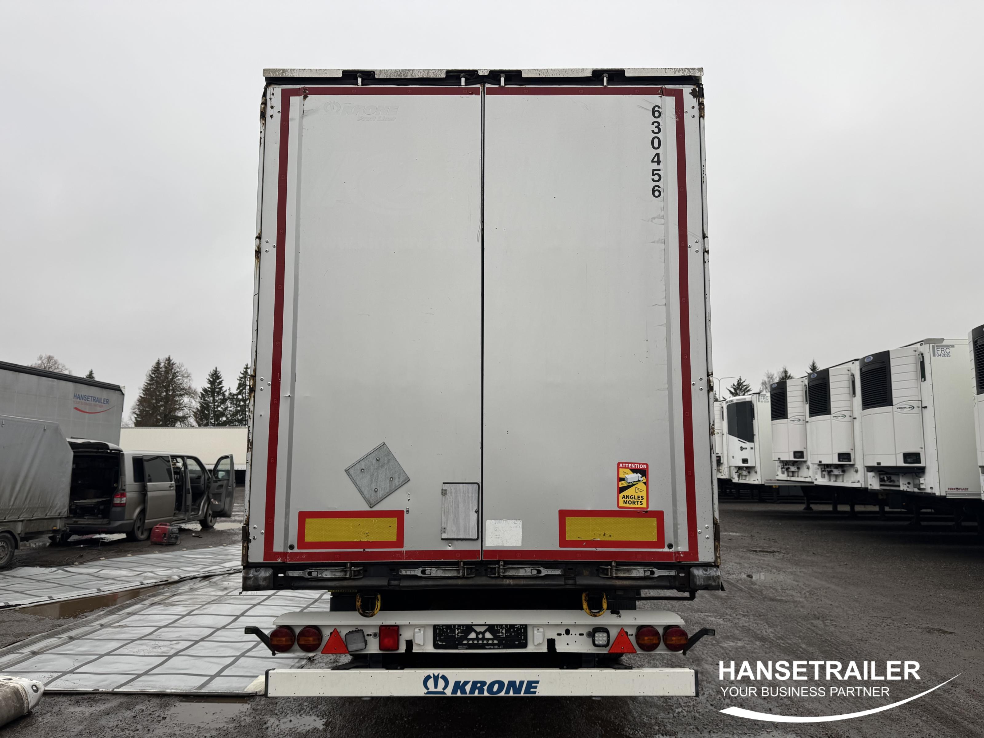 2015 Puspiekabe Gardīne Krone SD SAF Axles