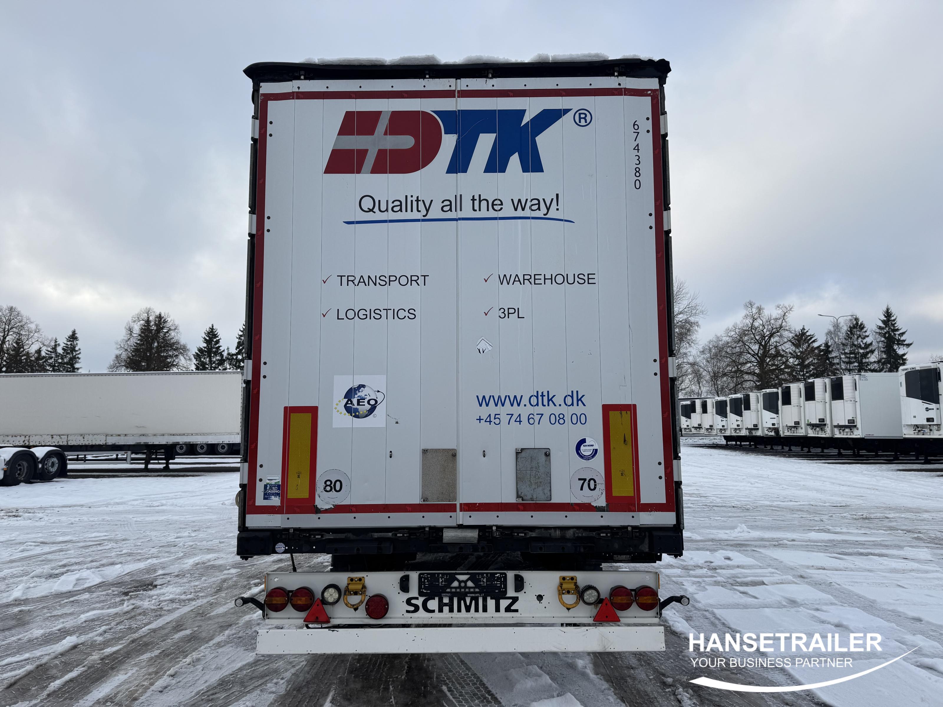 2017 Puspiekabe Gardīne Schmitz SCS 24/L New Brakes Hydraulic Roof