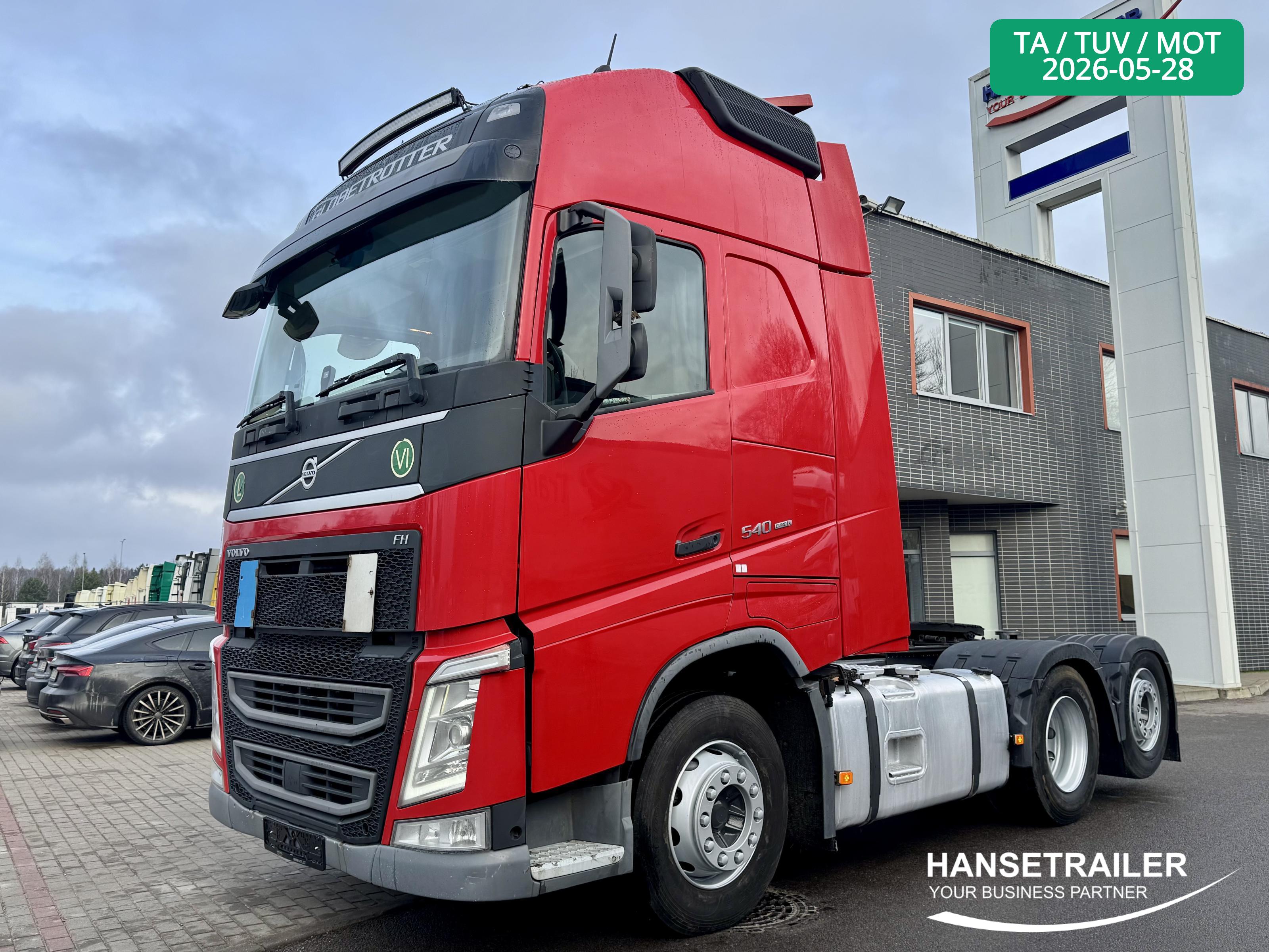 2018 Vilkikas 6x2 Volvo FH 540 Retarder Globetrotter XL