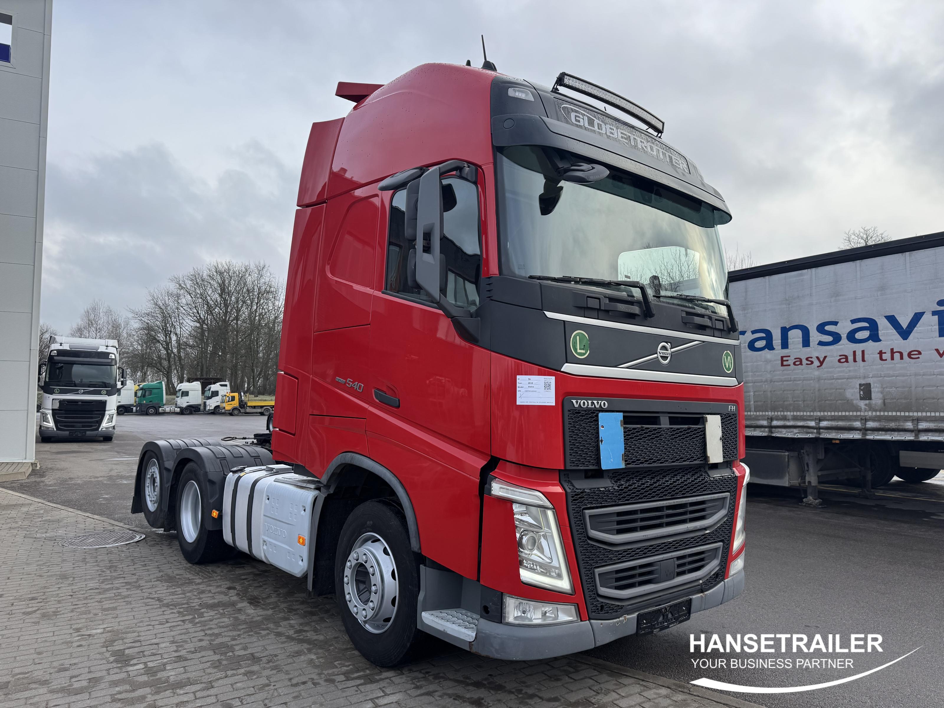 2018 Vilkikas 6x2 Volvo FH 540 Retarder Globetrotter XL