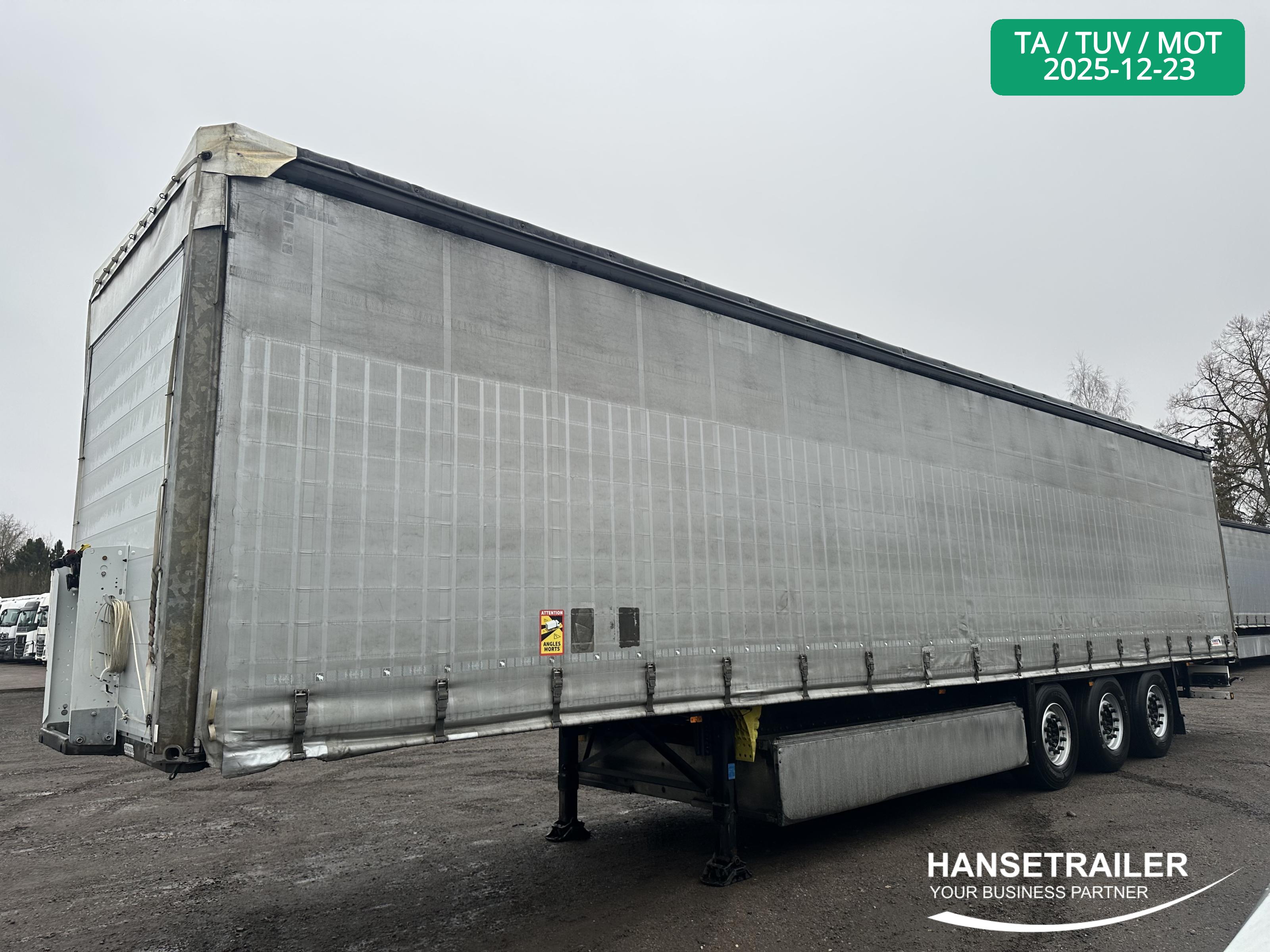 2017 Puspiekabe Gardīne Schmitz SCS 24 Multilock XL LIFT AXLE TA