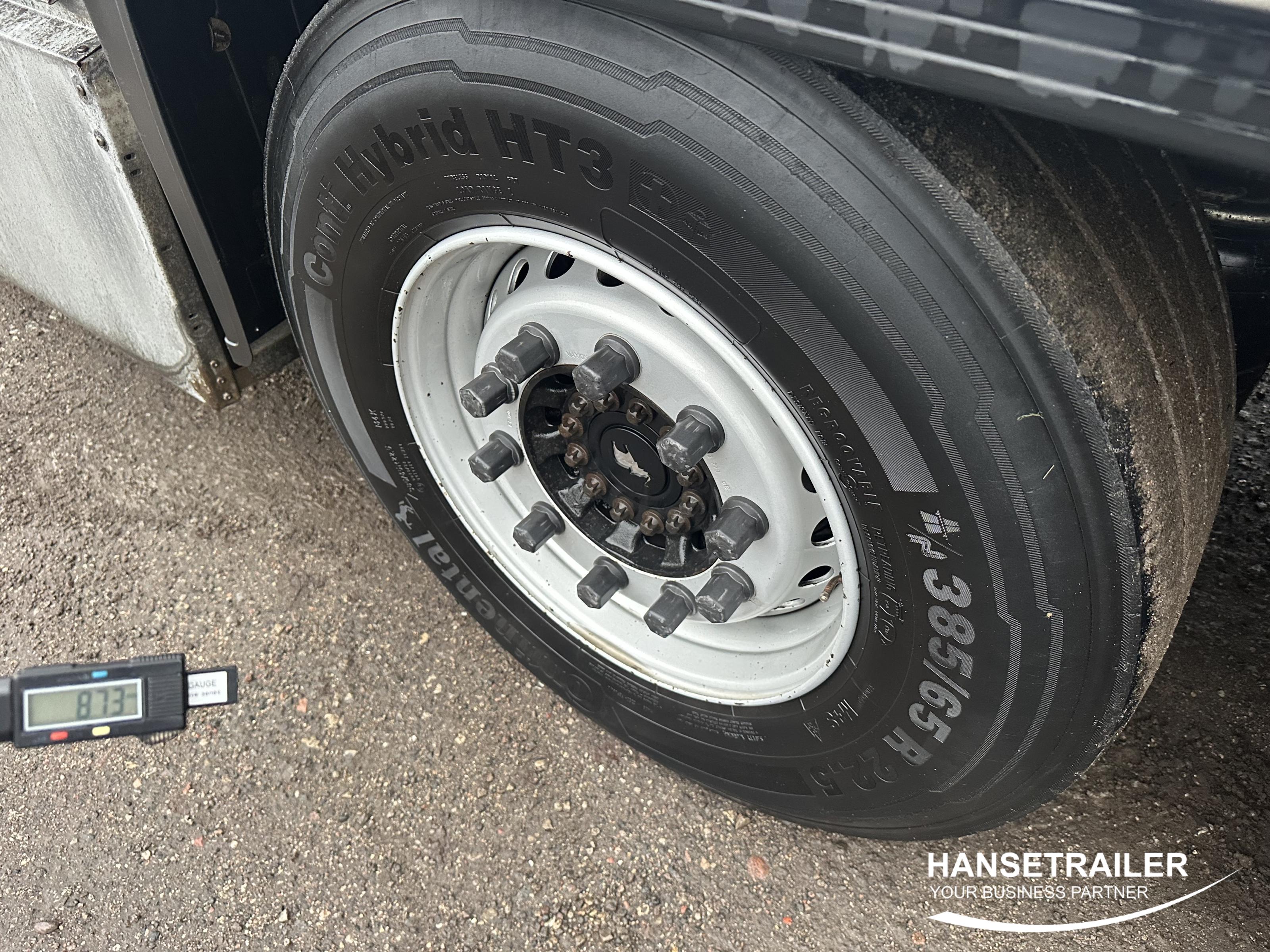 2017 Puspiekabe Gardīne Schmitz SCS 24 Multilock XL LIFT AXLE TA