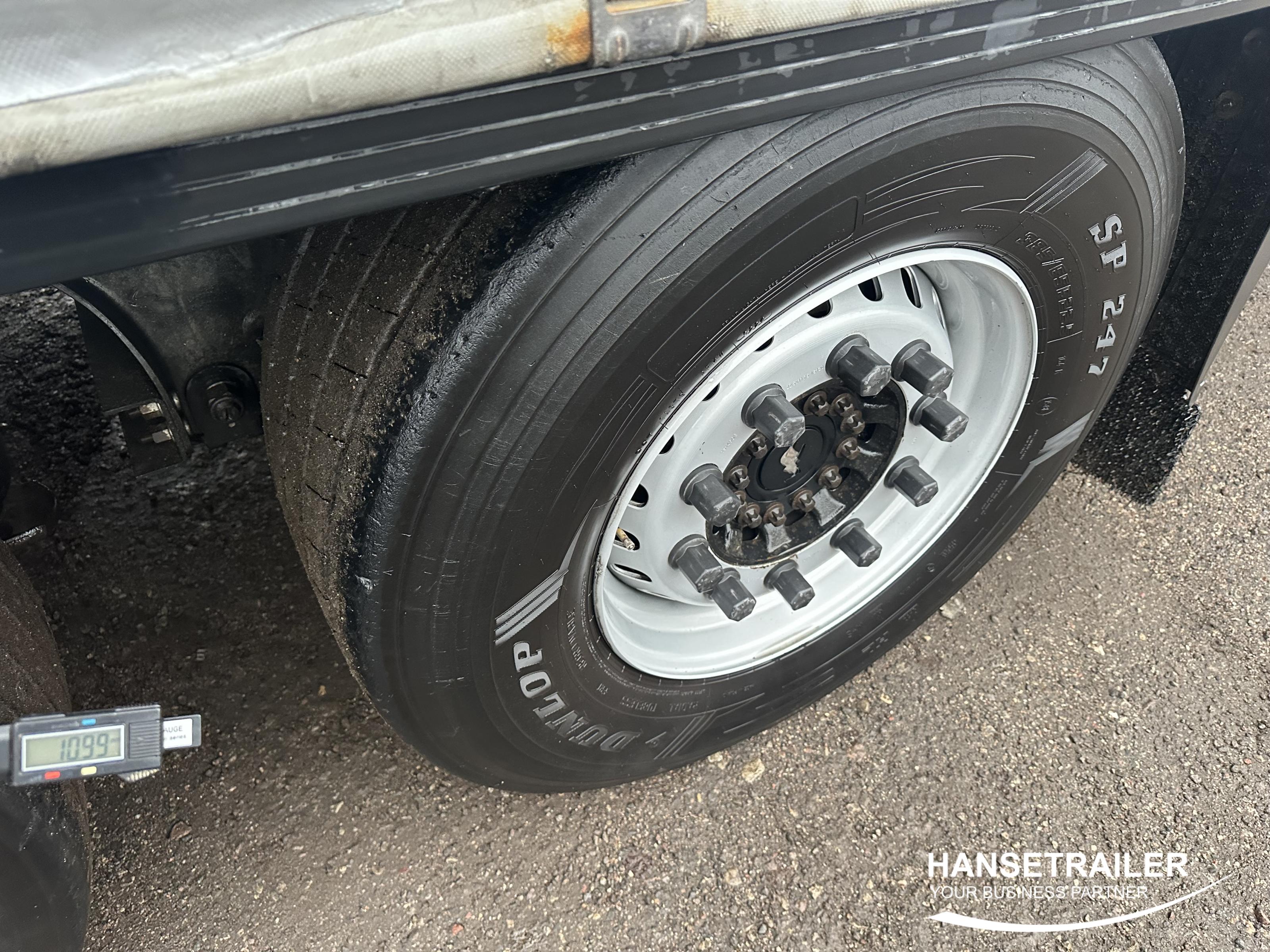 2017 Puspiekabe Gardīne Schmitz SCS 24 Multilock XL LIFT AXLE TA