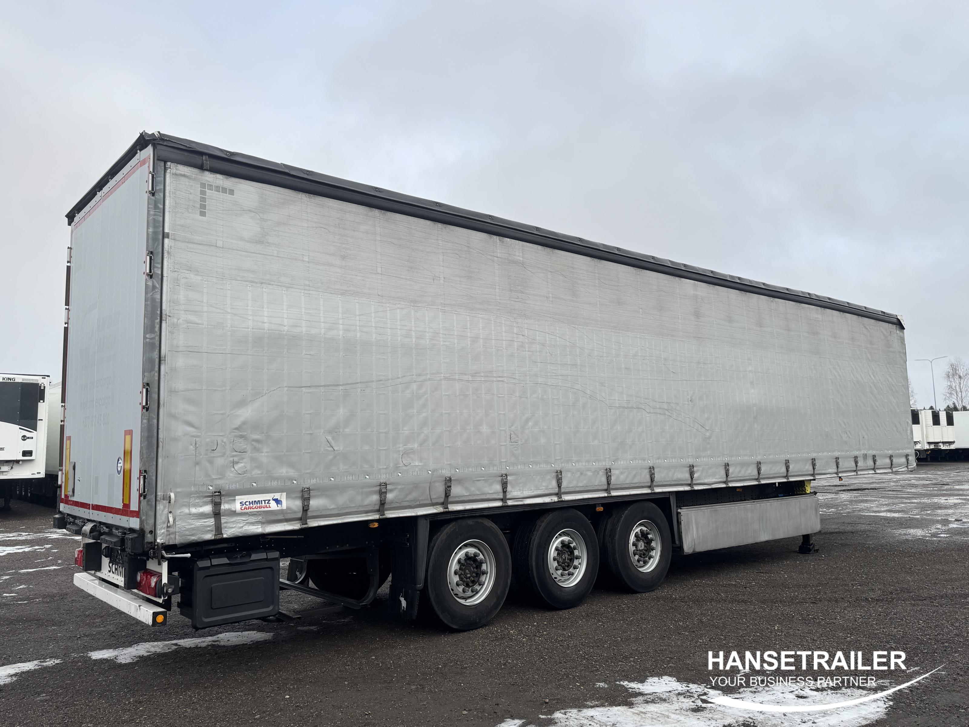 2017 Puoliperävaunu Pressukapelli Schmitz SCS 24 Lift Axle Multilock XL