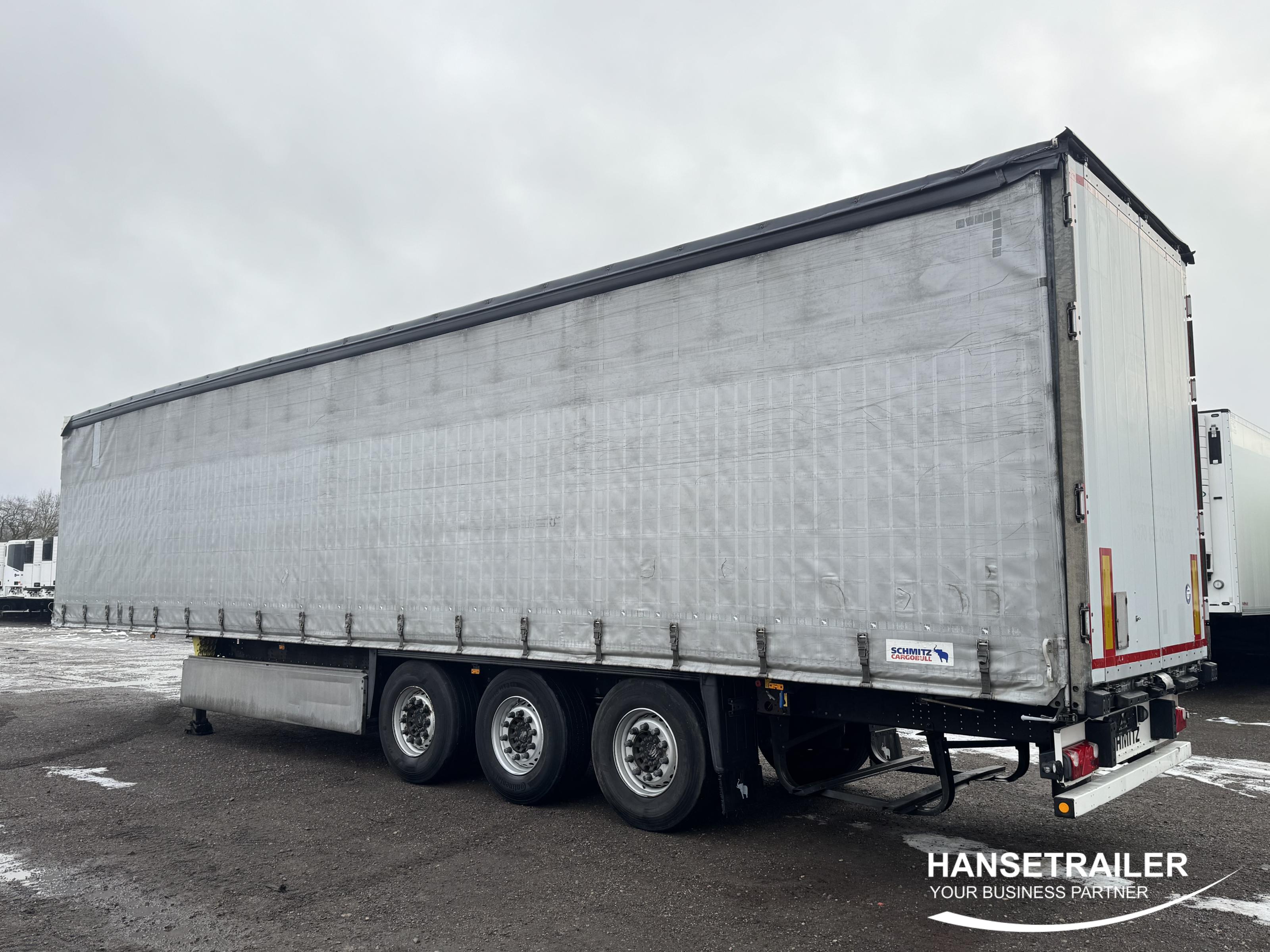2017 Puoliperävaunu Pressukapelli Schmitz SCS 24 Lift Axle Multilock XL