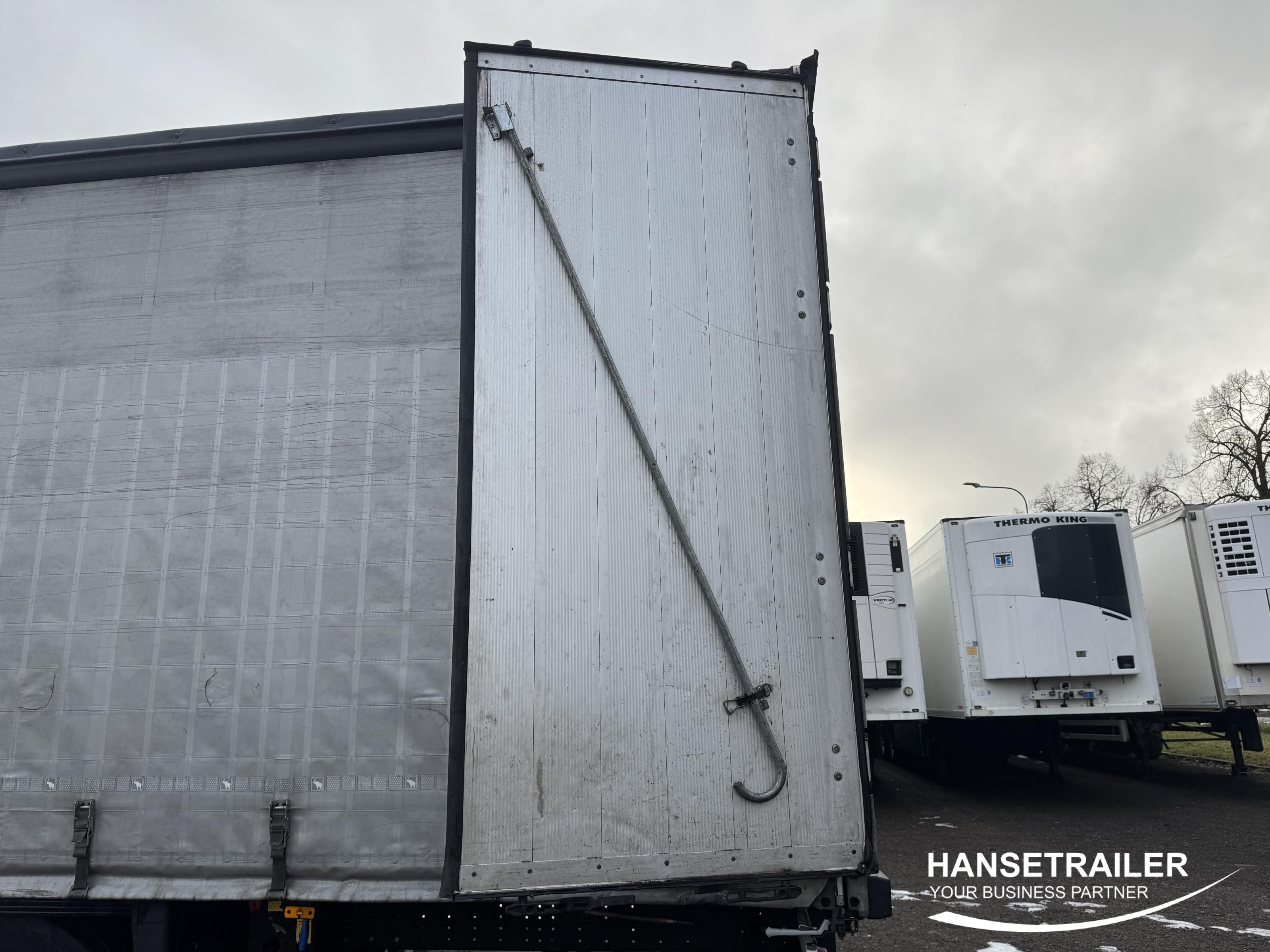 2017 Puoliperävaunu Pressukapelli Schmitz SCS 24 Lift Axle Multilock XL