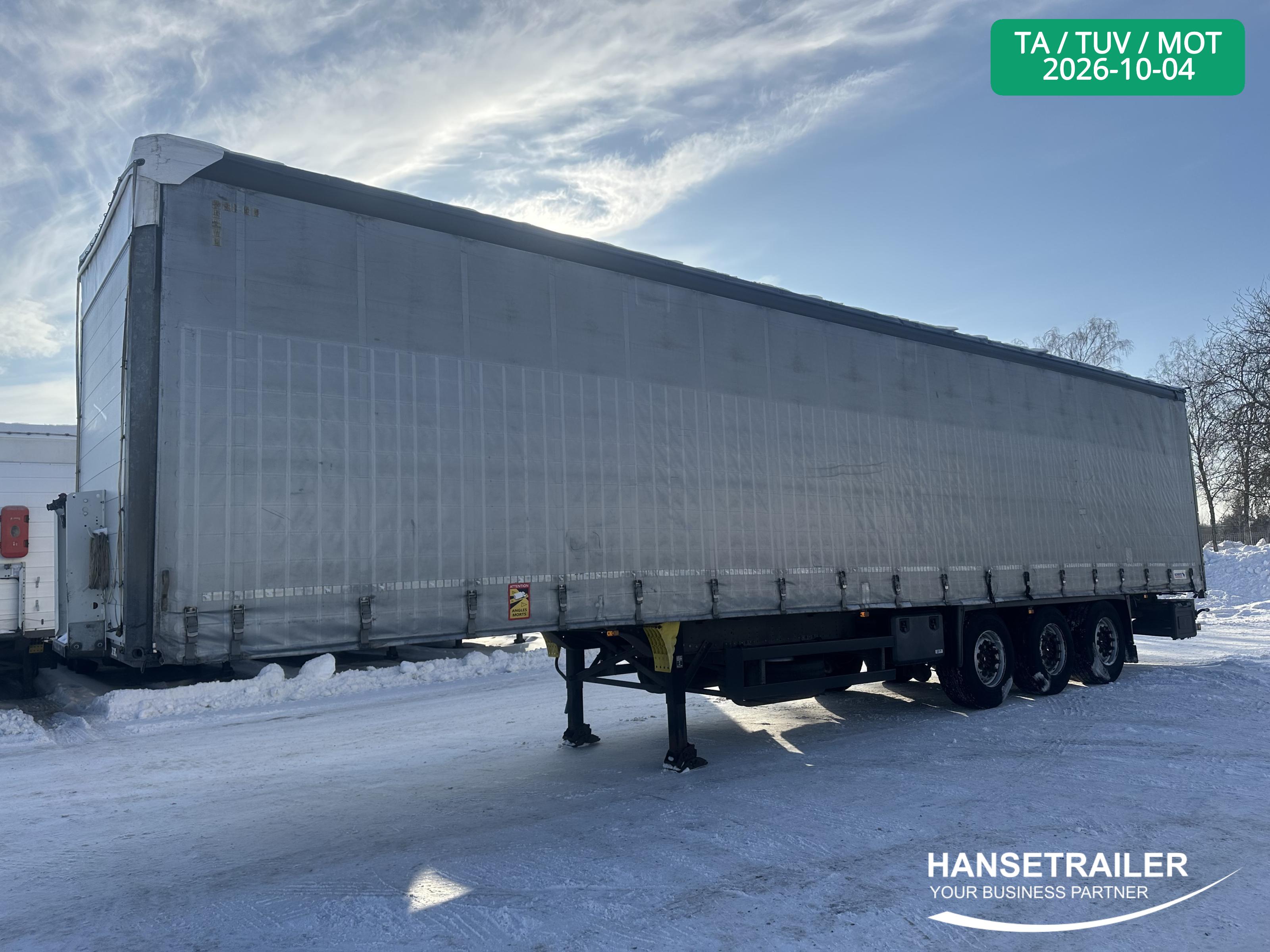 2016 Semitrailer Curtainsider Schmitz SCS 24/L Lift Axle TUV