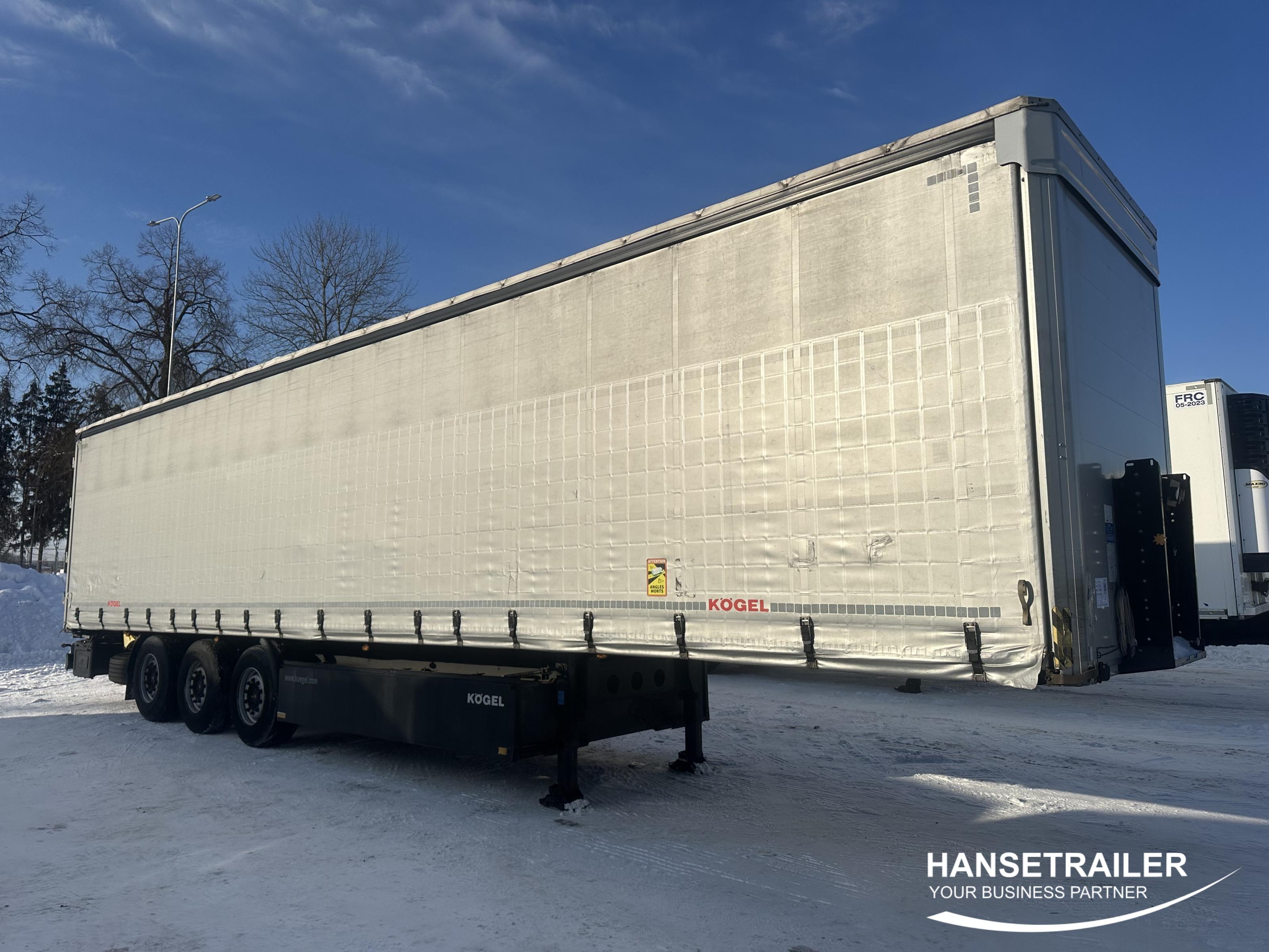 2017 Semitrailer Curtainsider Koegel SN 24 SAF Lift Axle
