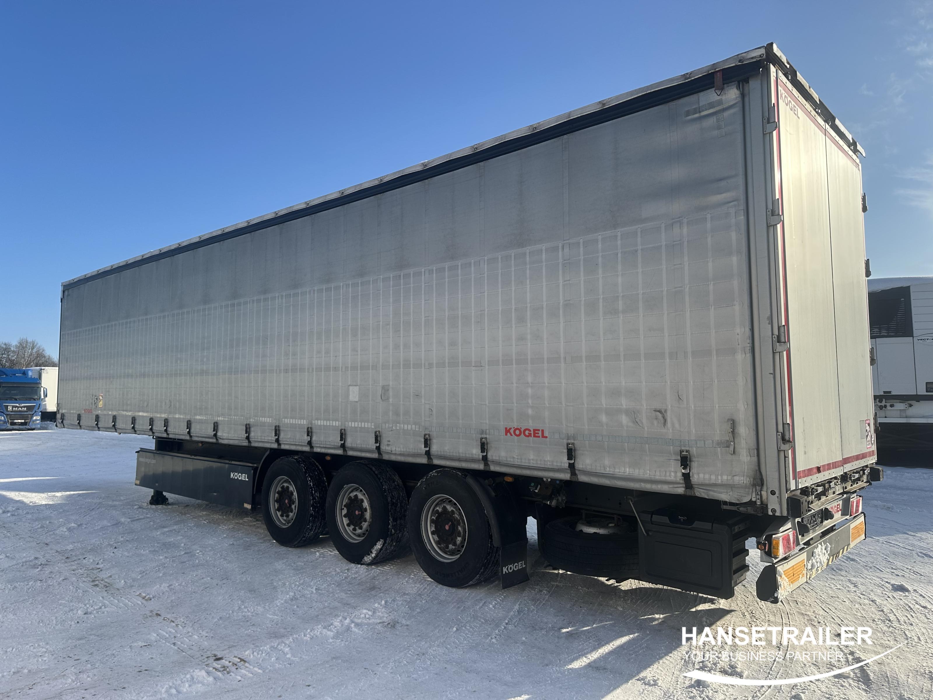 2017 Semitrailer Curtainsider Koegel SN 24 SAF Lift Axle